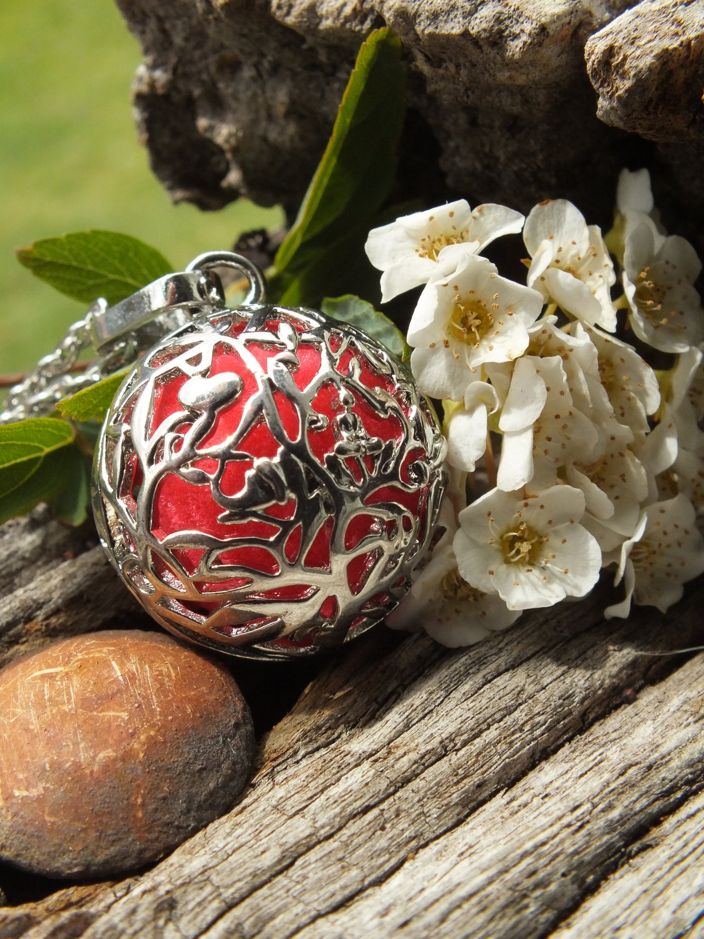Red Zen Diffuser Locket