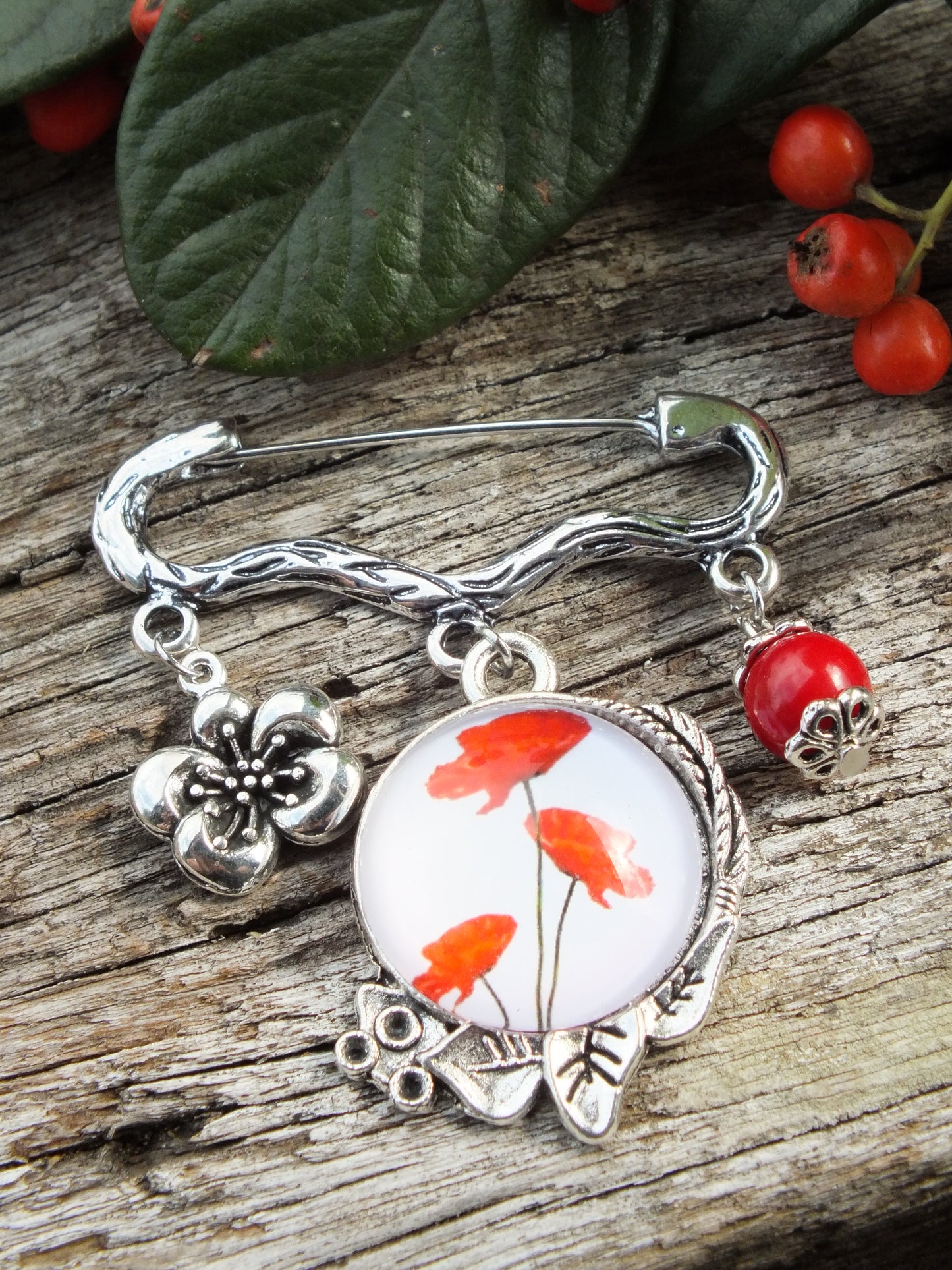 Poppy Brooch