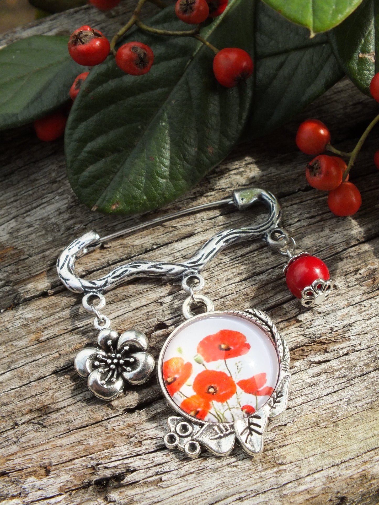 Poppy Brooch