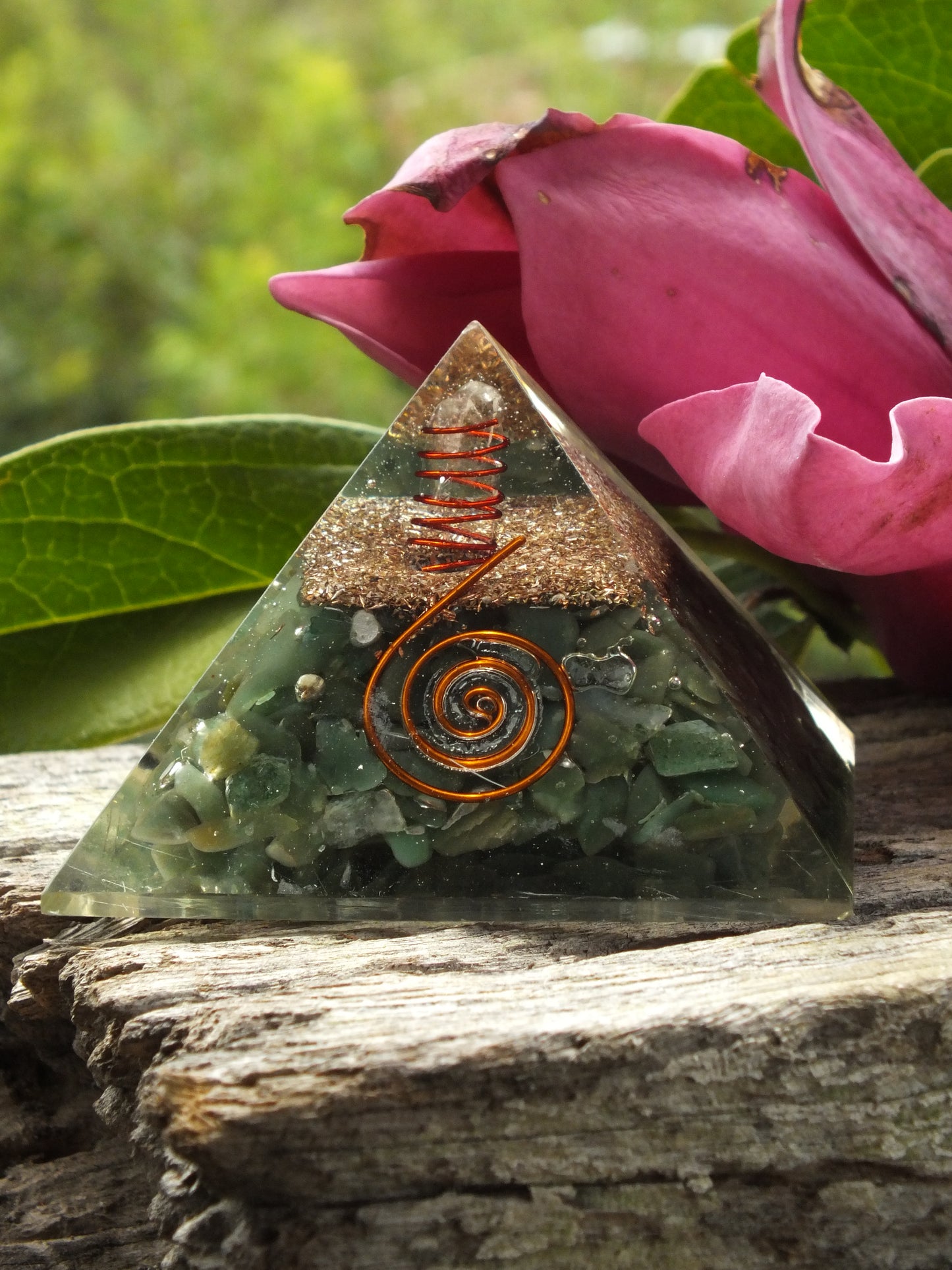 Green Quartz Orgonite