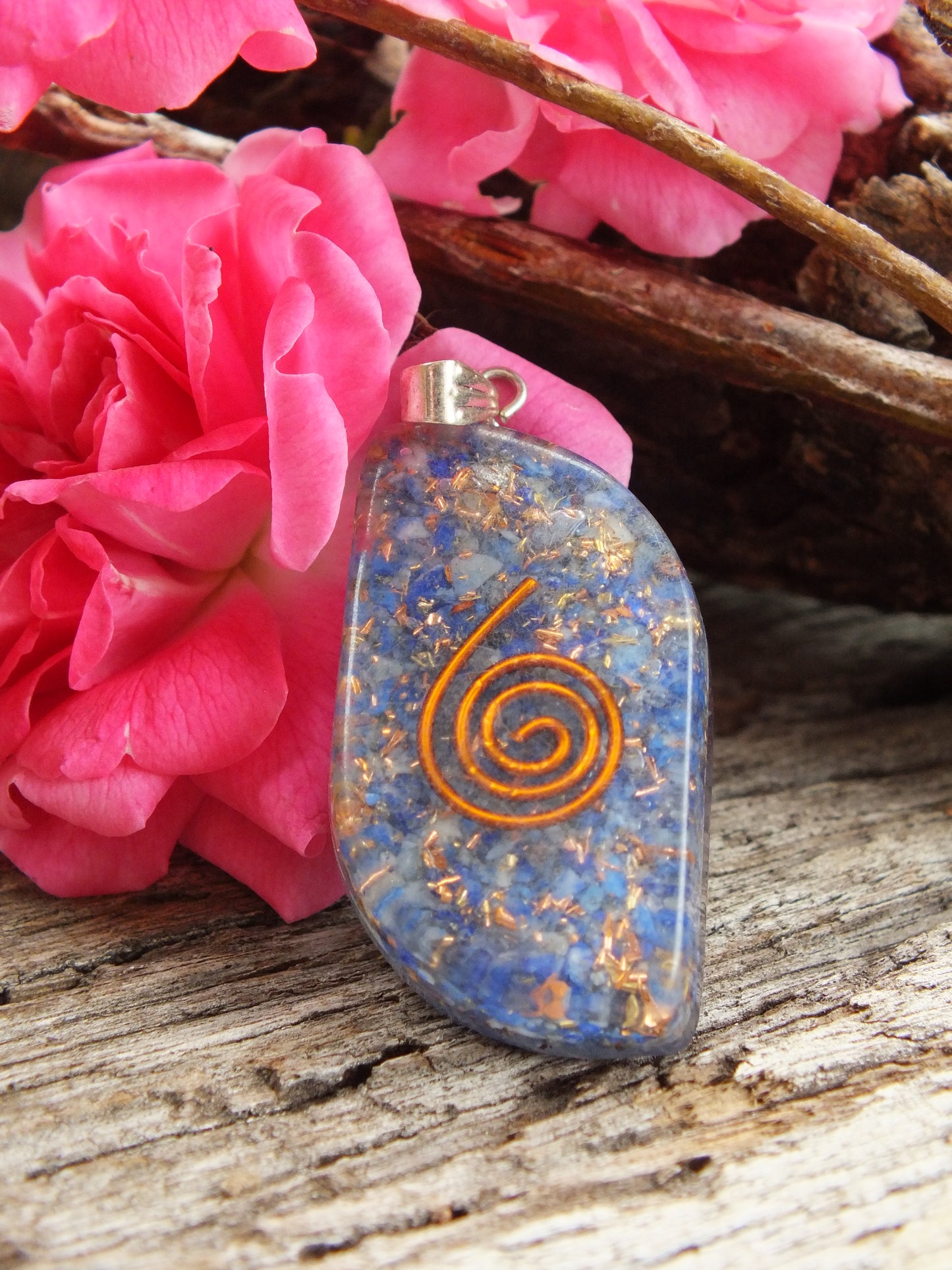 Sodalite Orgonite Pendant