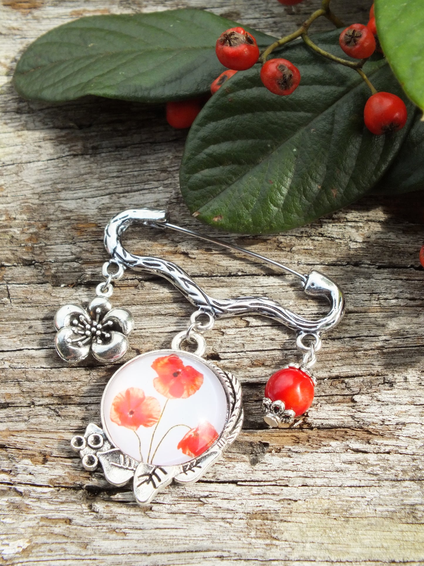 Poppy Brooch
