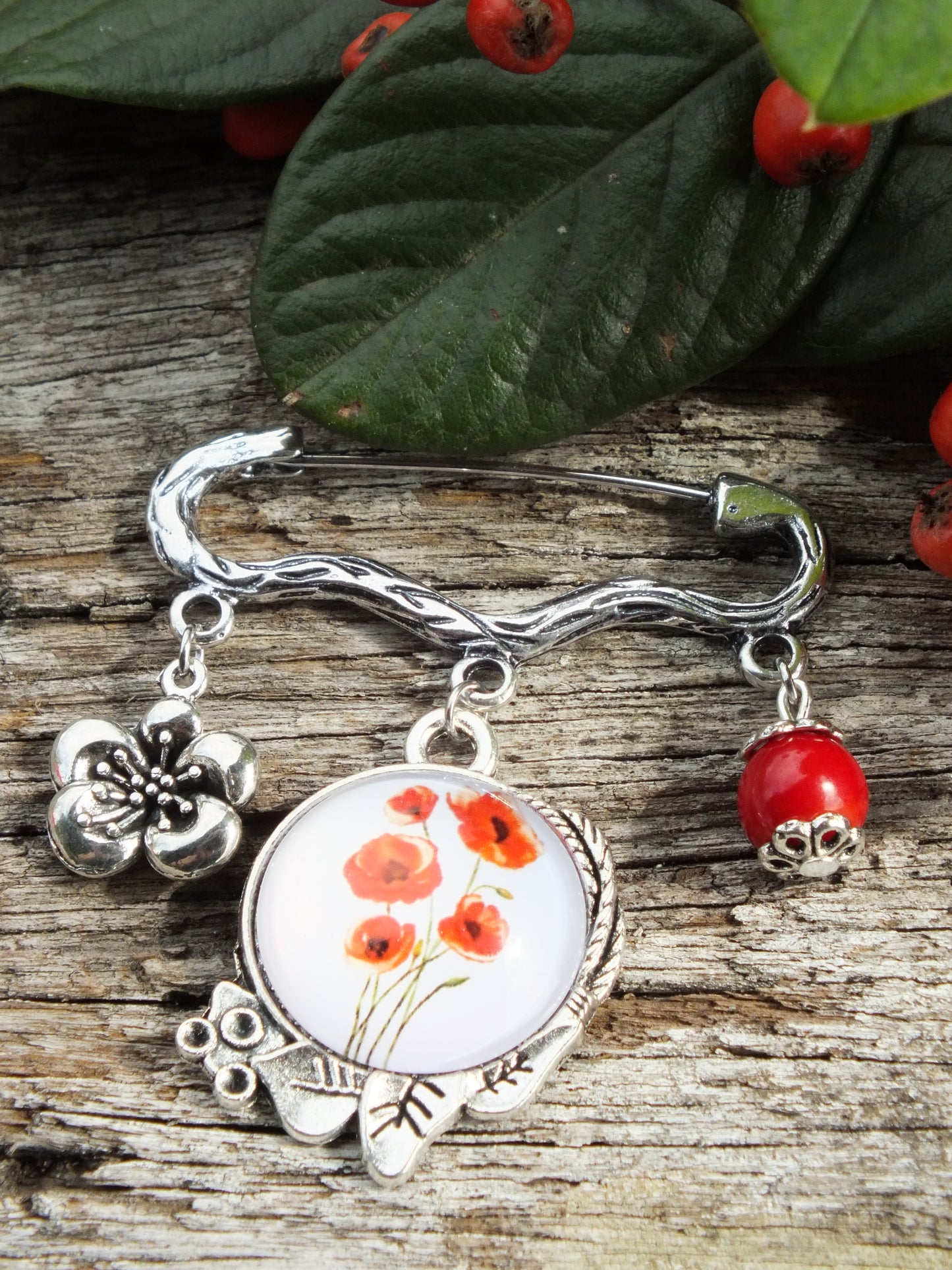 Poppy Brooch