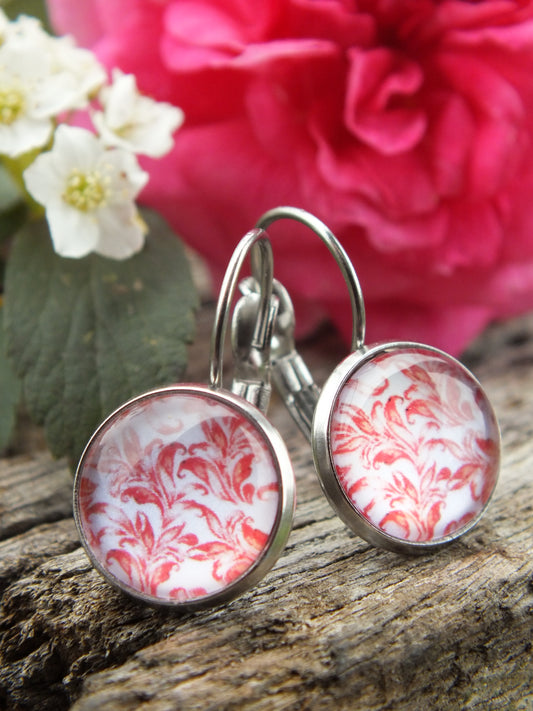 Sweet Hearts Collection Cabochon Earrings