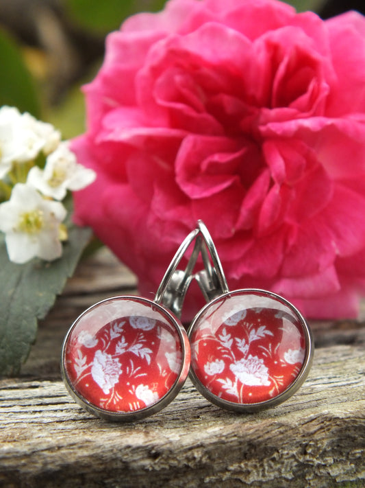 Sweet Hearts Collection Cabochon Earrings
