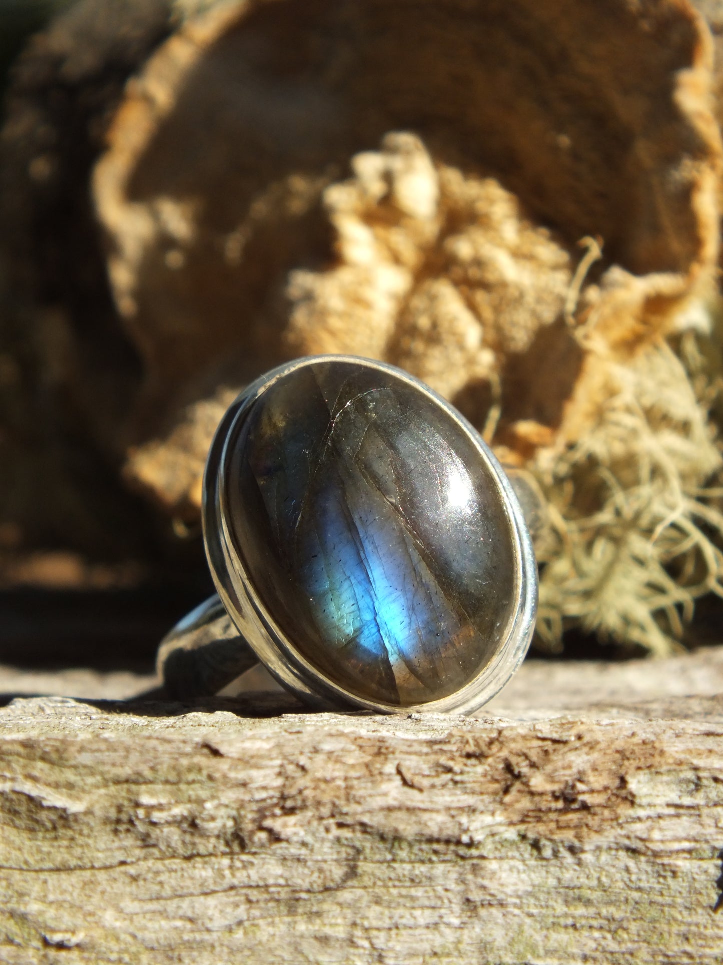 Sterling Silver Labradorite Ring