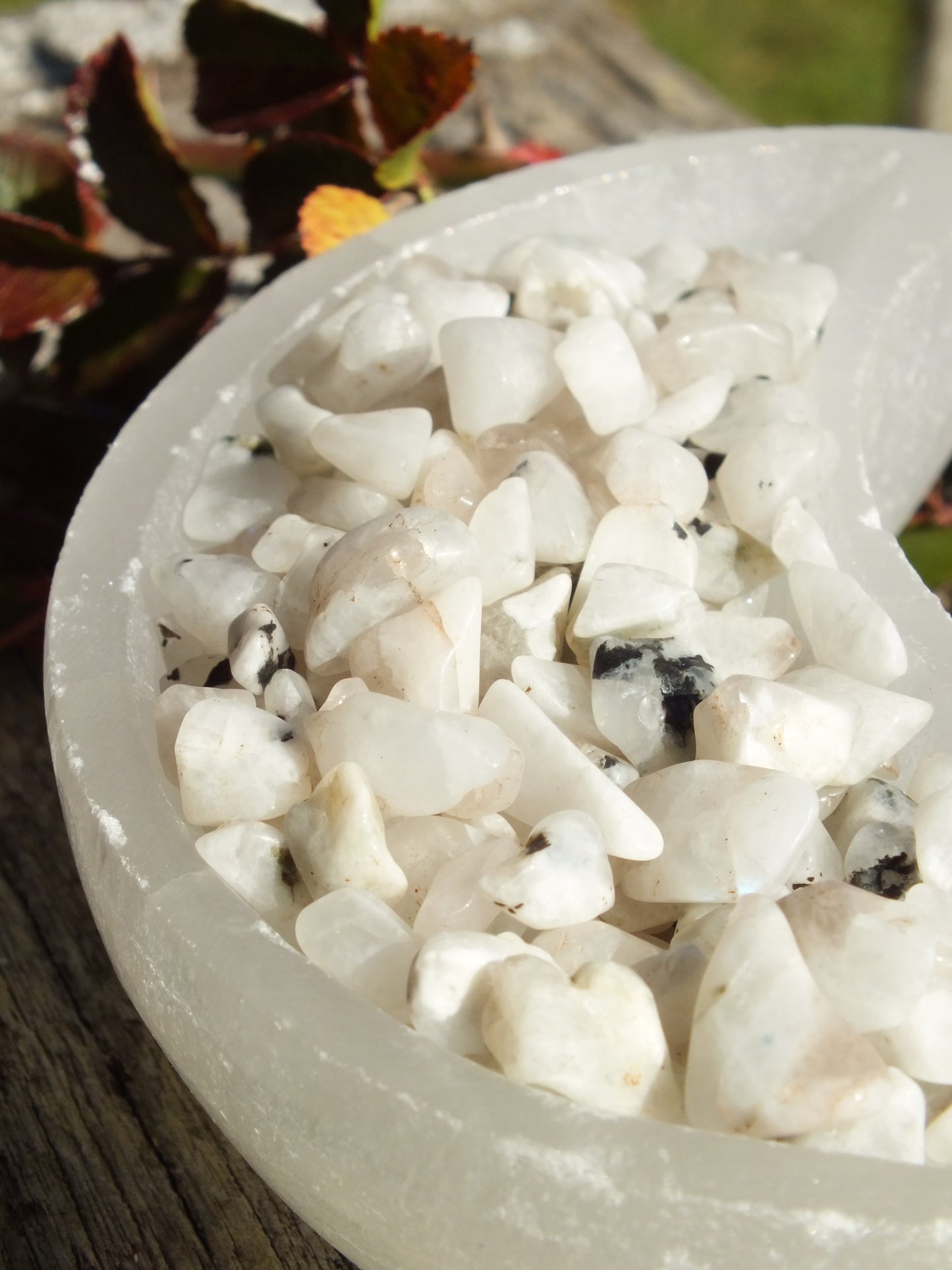 Rainbow Moonstone Chips