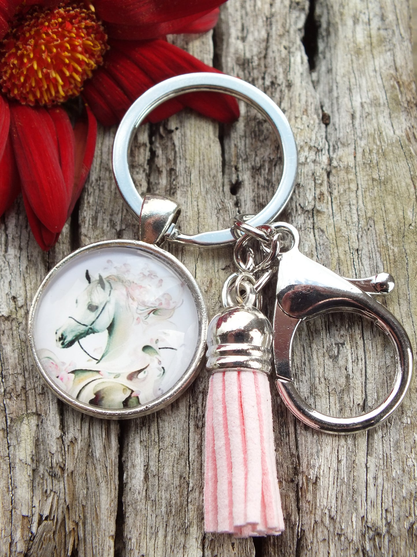 Horse Tassel Keyring