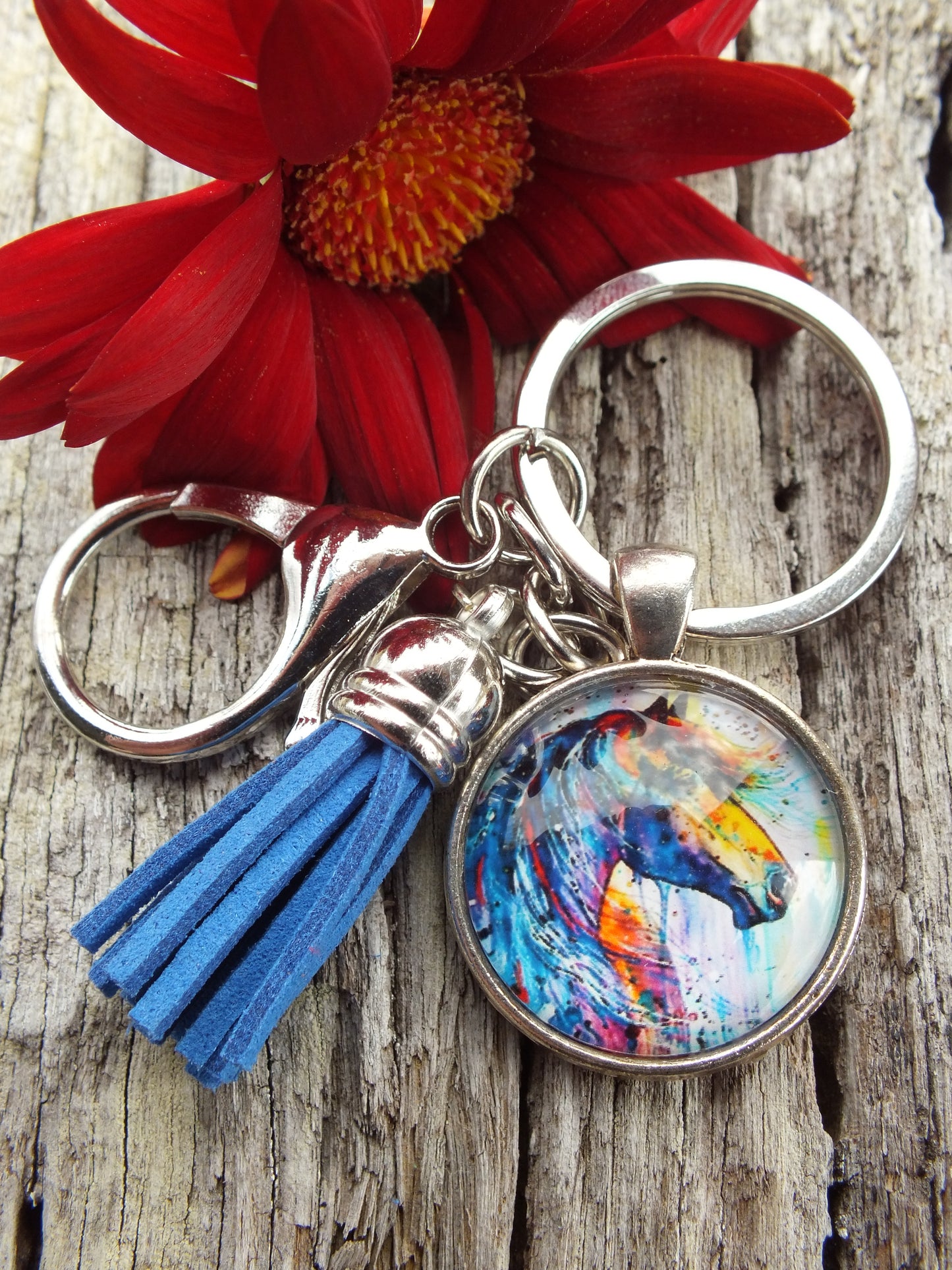 Horse Tassel Keyring