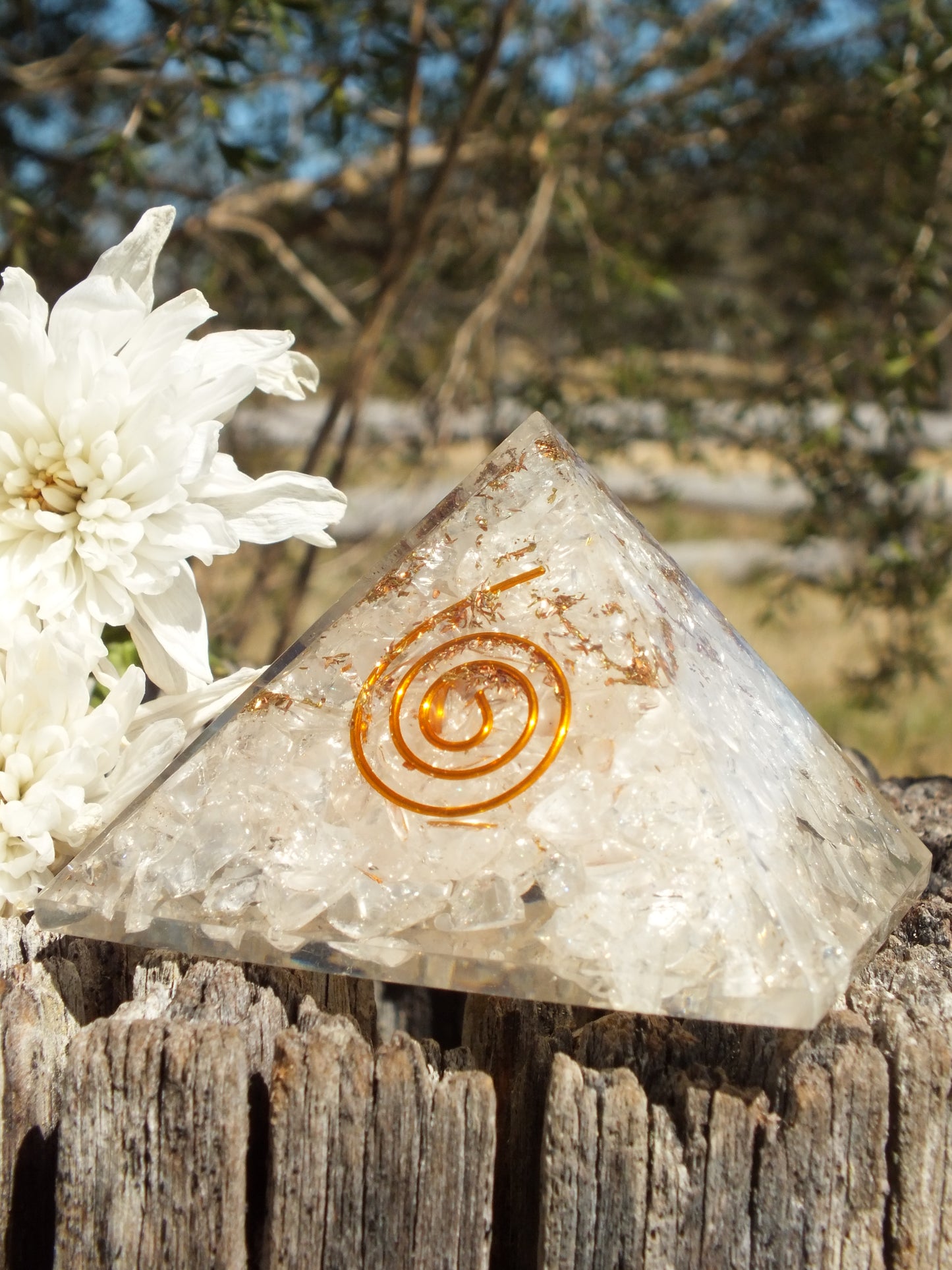 Clear Quartz Orgonite