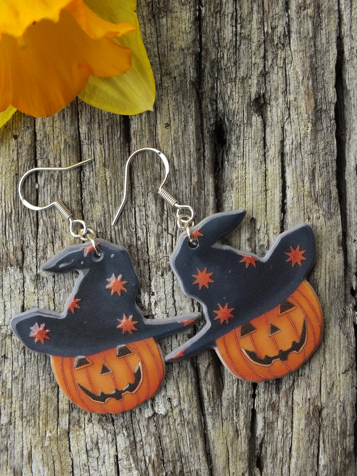 Witch Jack 'O Lantern Earrings