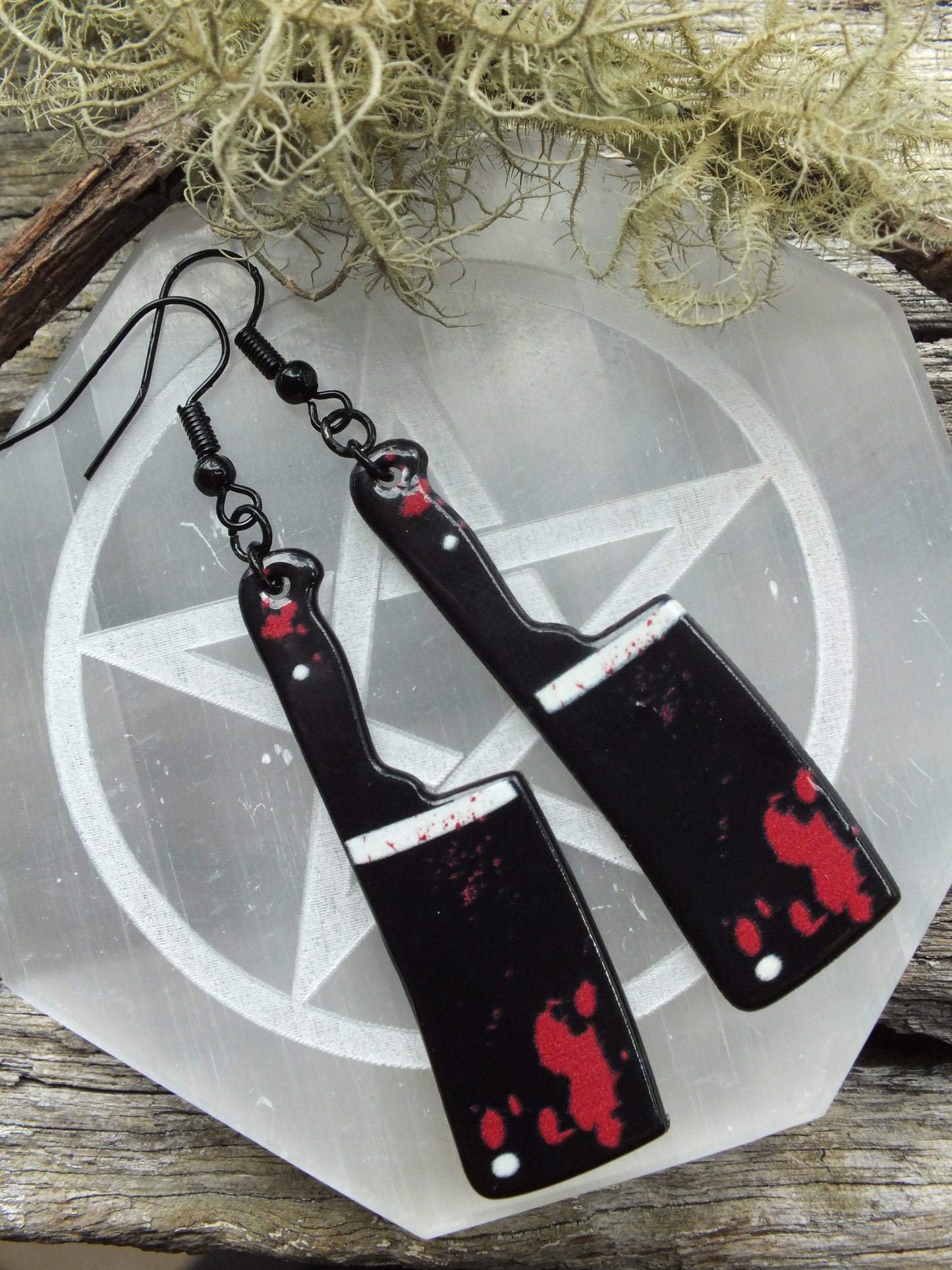 Albert Fish's Bloody Meat Clever Earrings