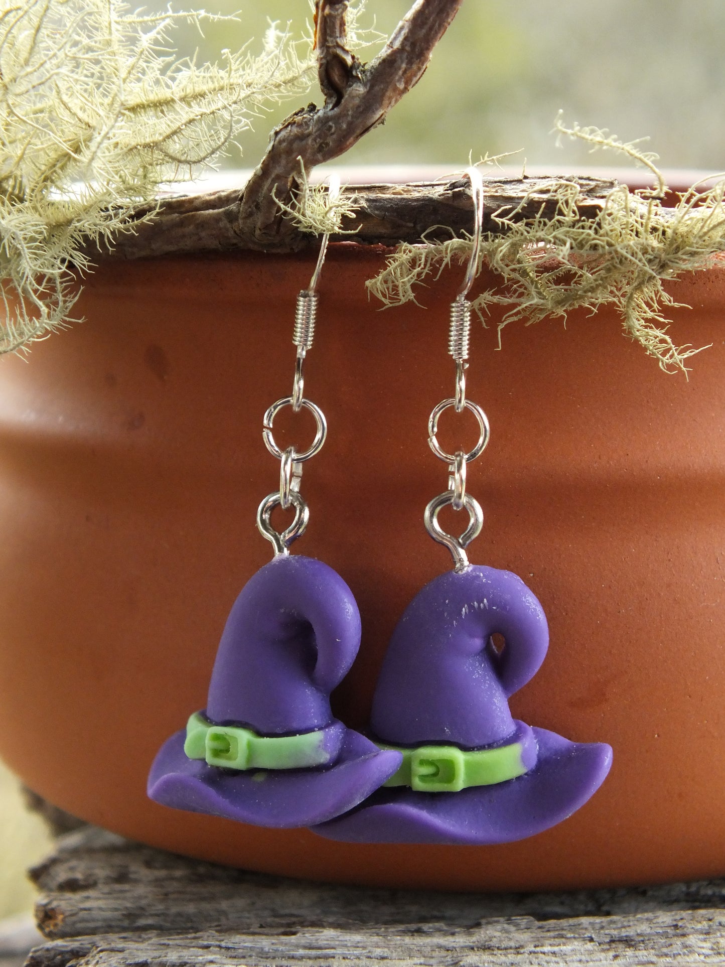 Witch Hat Earrings