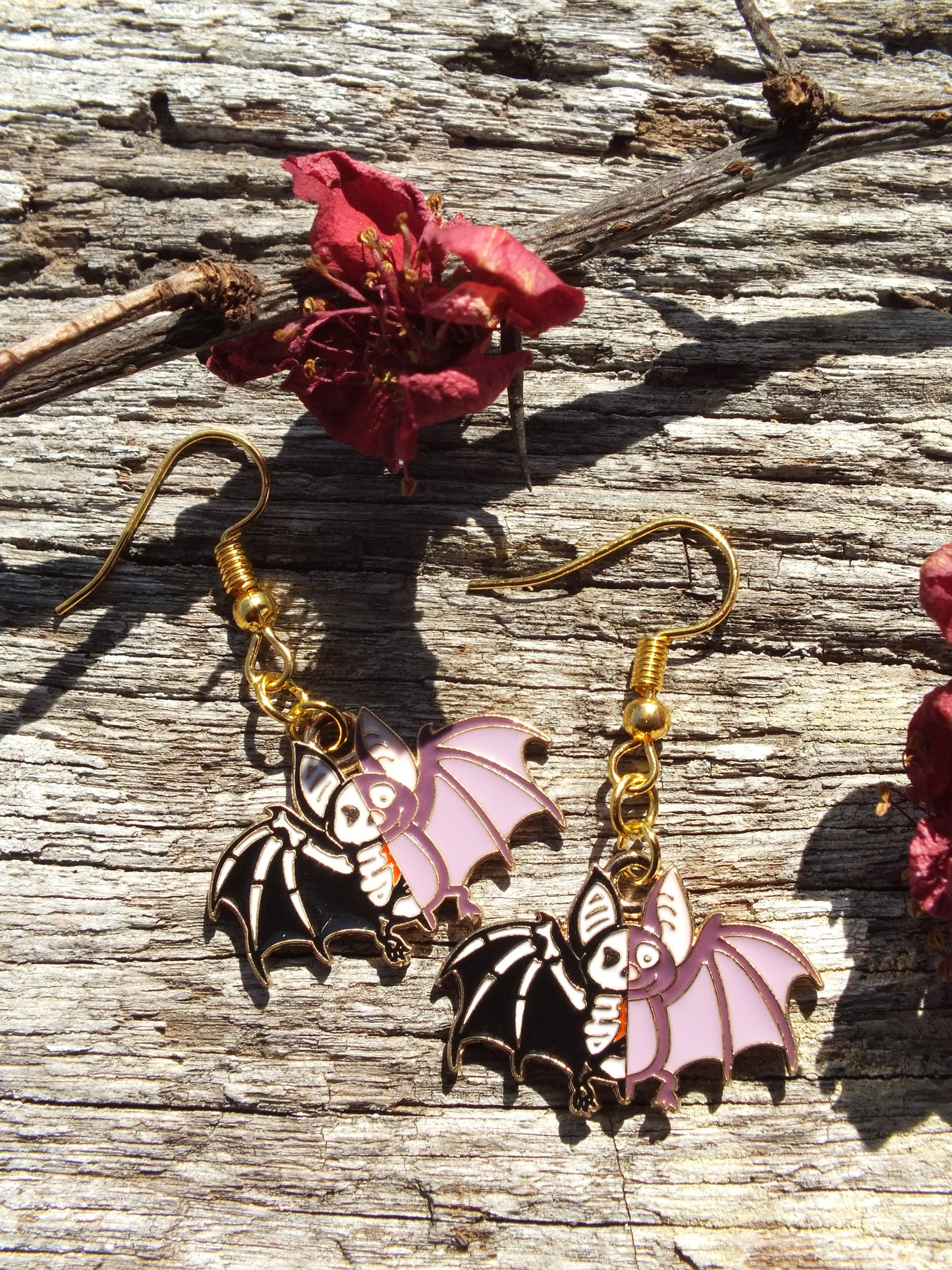 Skel-Animal Earrings (Batties)