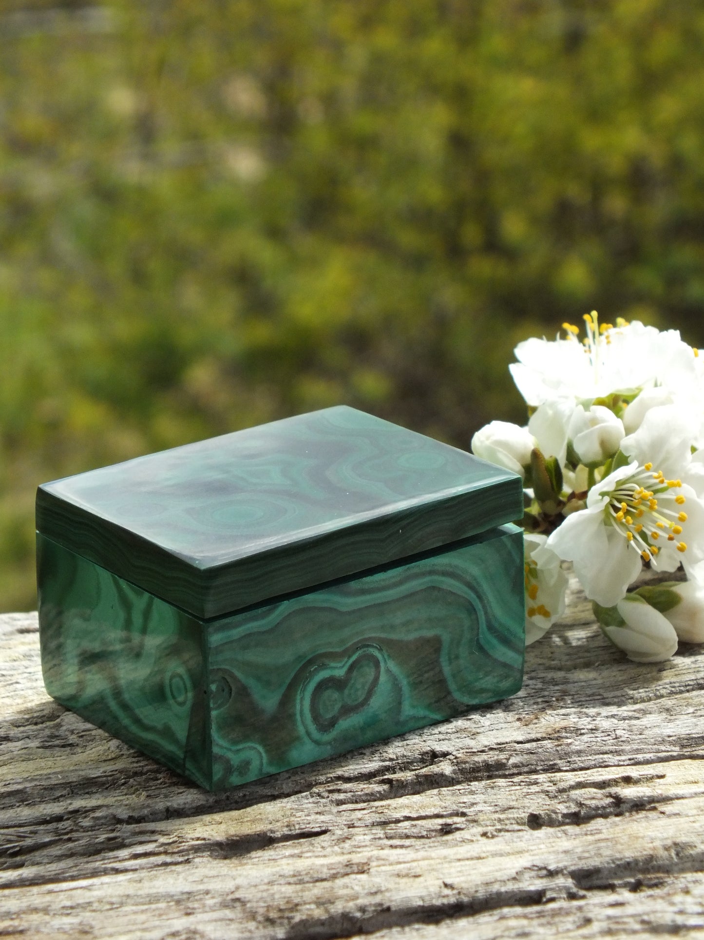 Malachite Ring Box