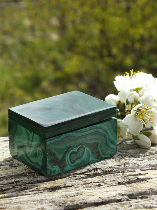 Malachite Ring Box