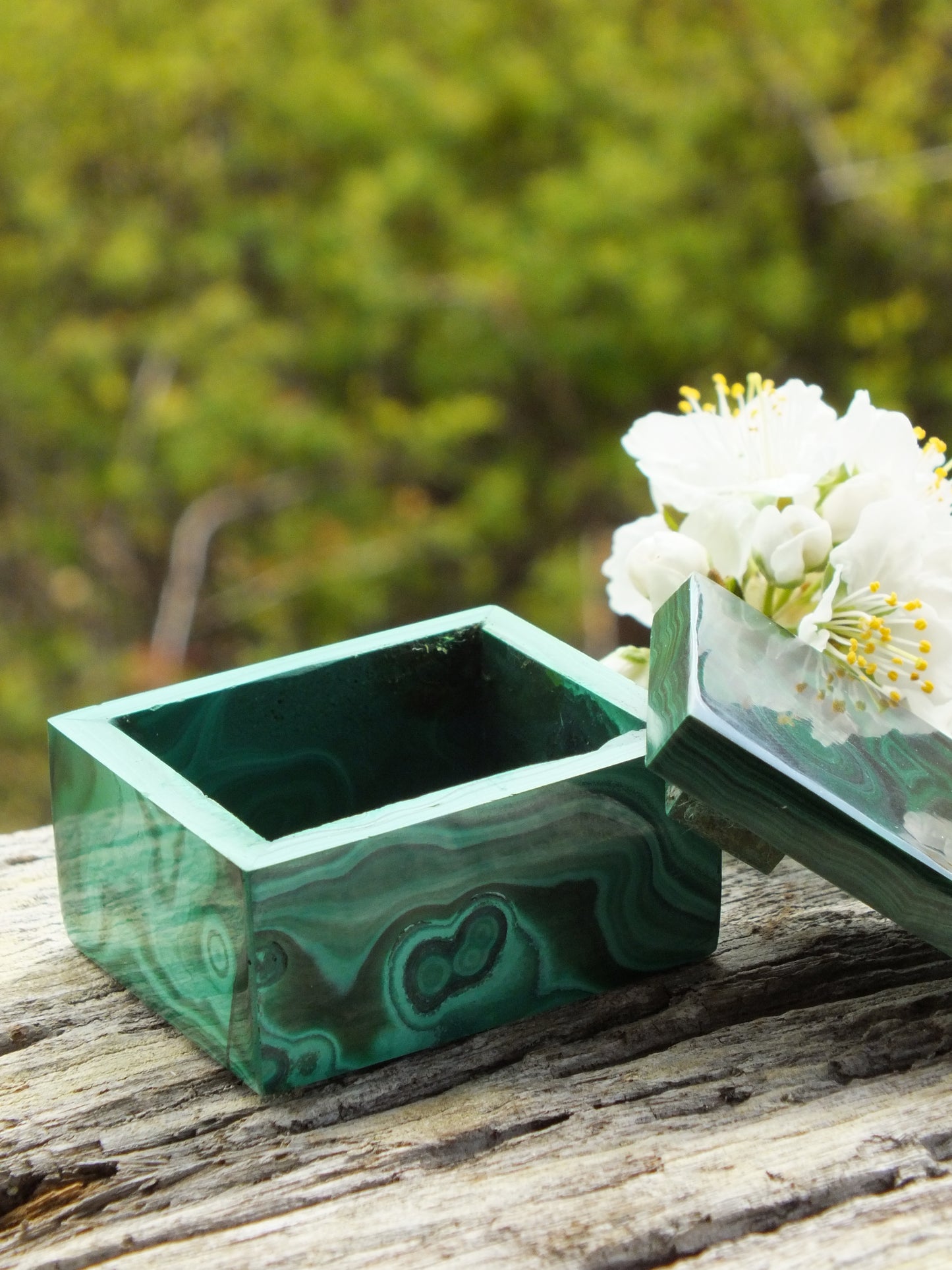 Malachite Ring Box