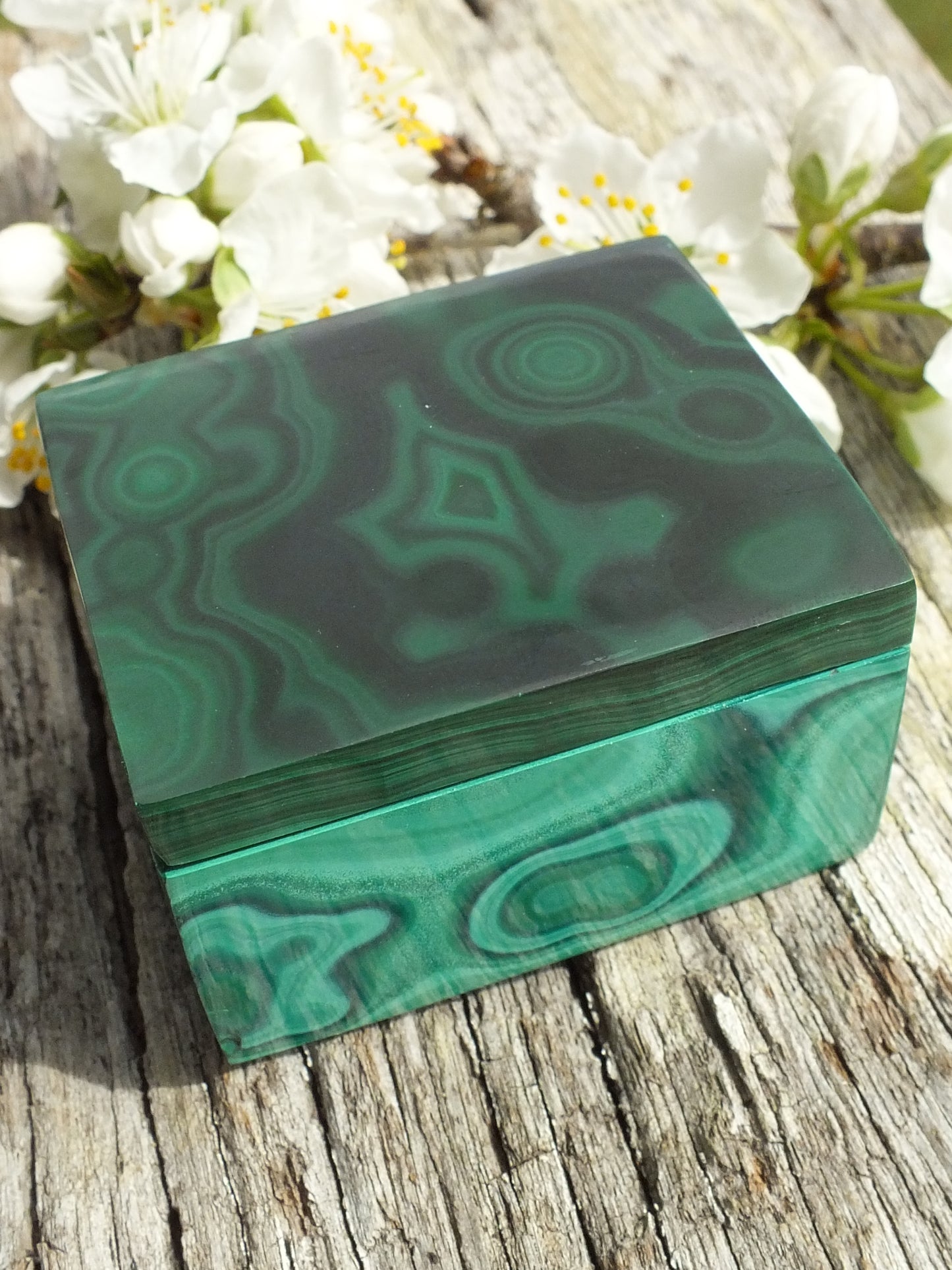Malachite Ring Box