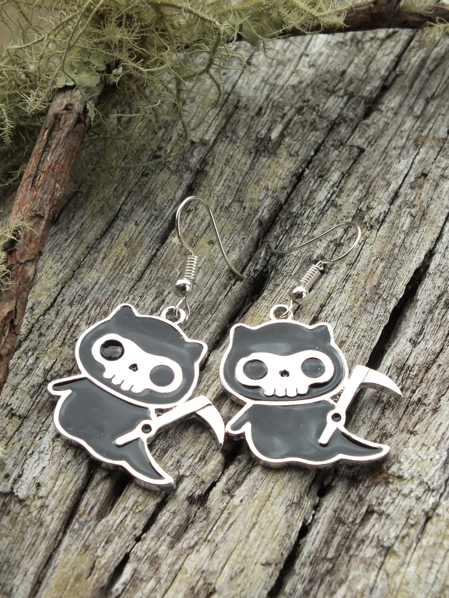 Grim Reaper Earrings