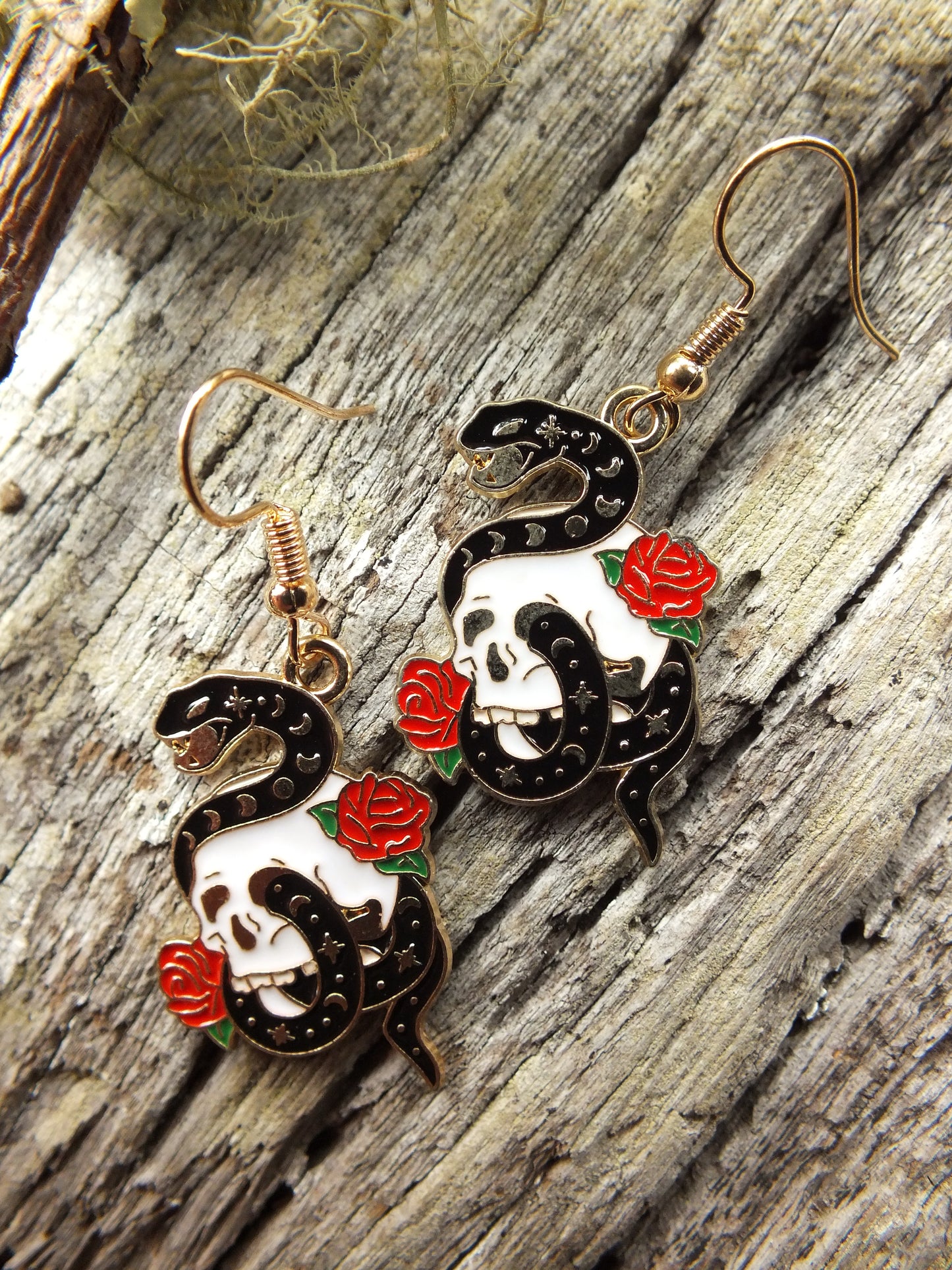 Snake & Skull Earrings