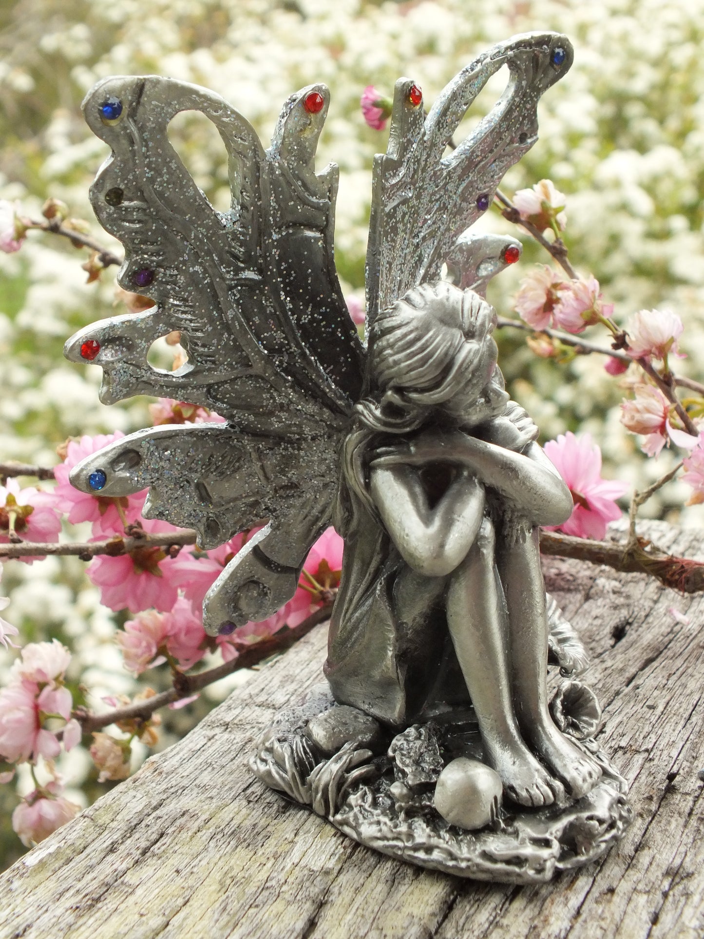 Metal Fairy with Diamantes