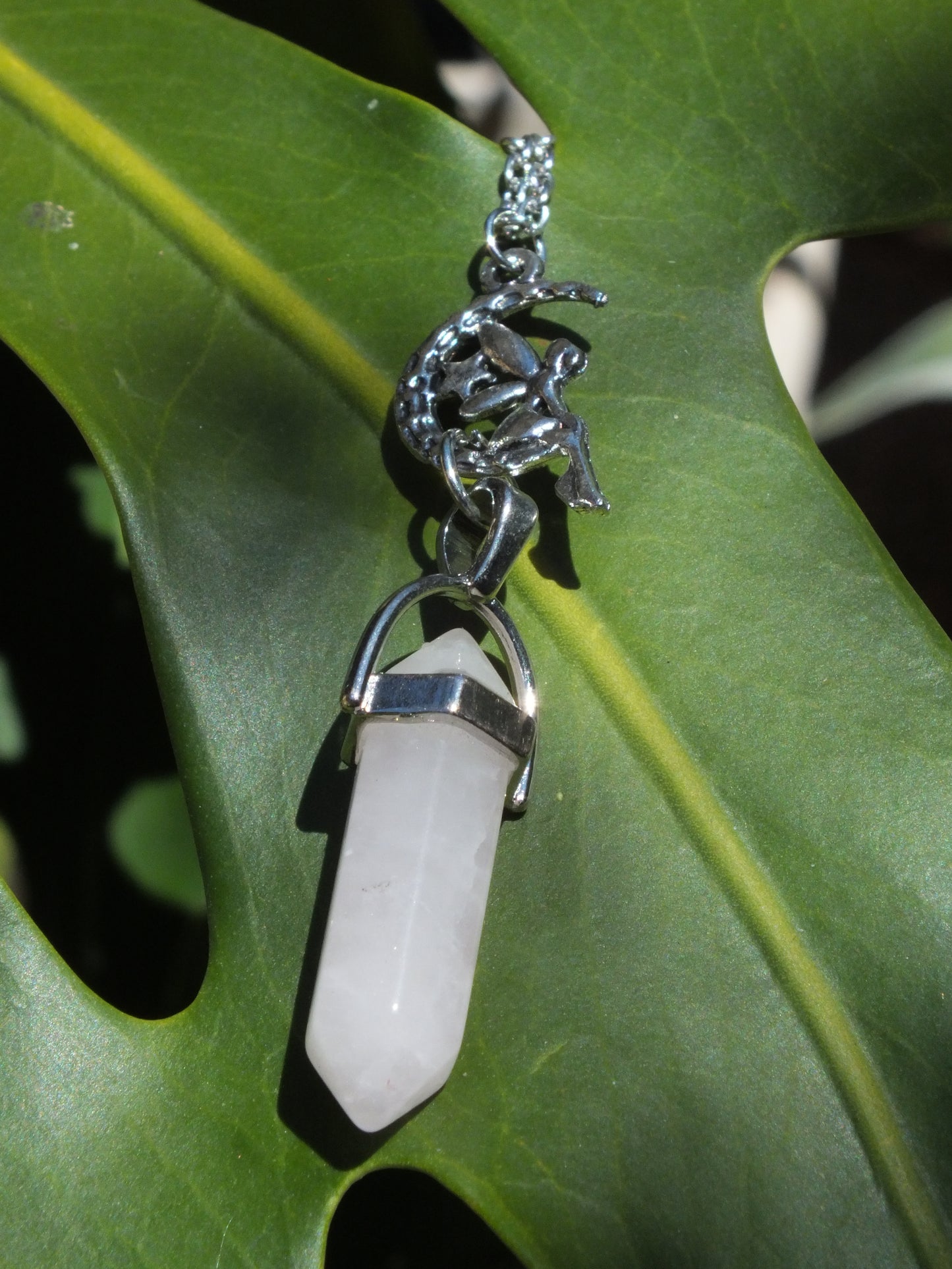 Rose Quartz Fairy Necklace