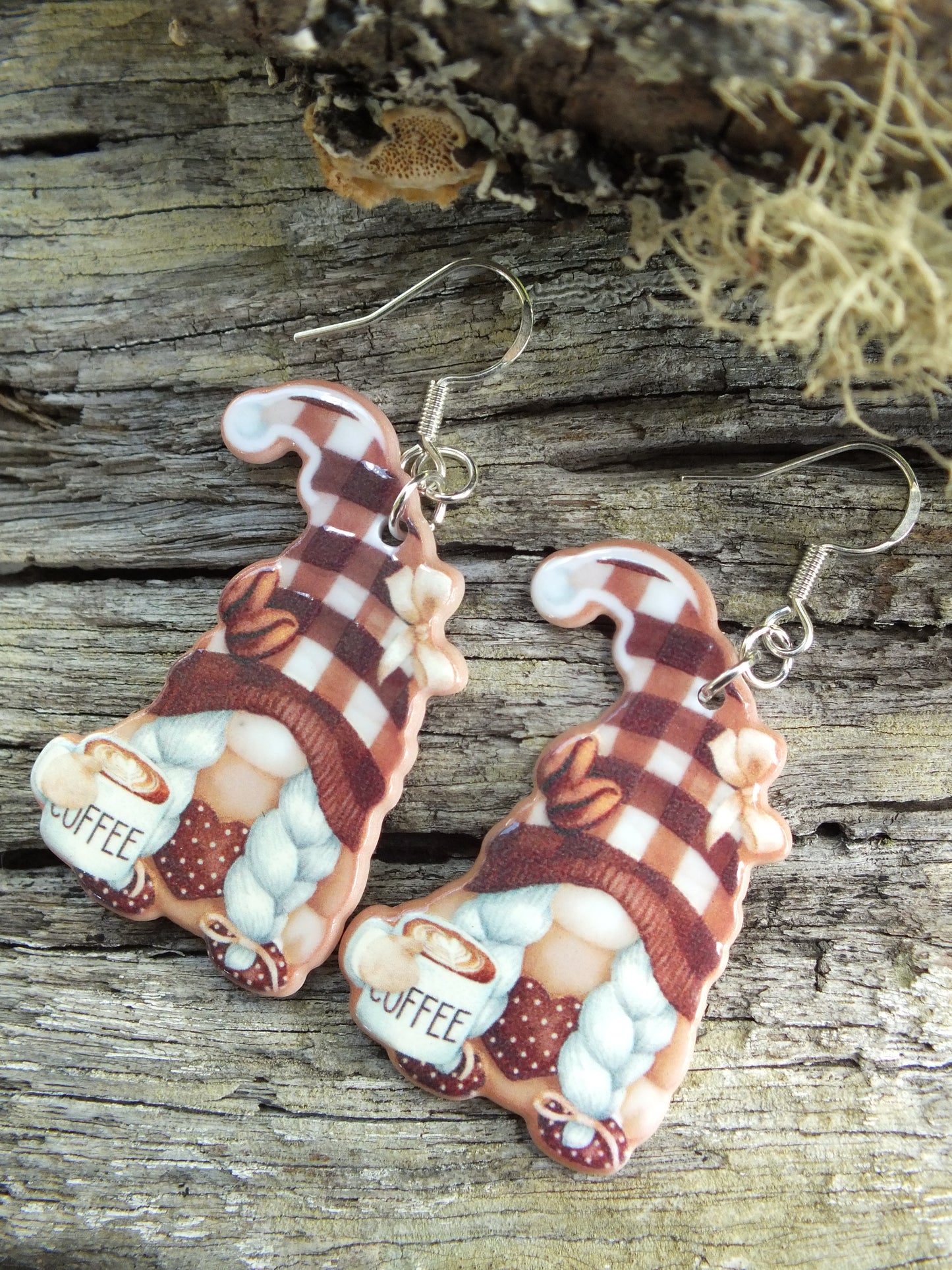 Coffee Gnome Earrings