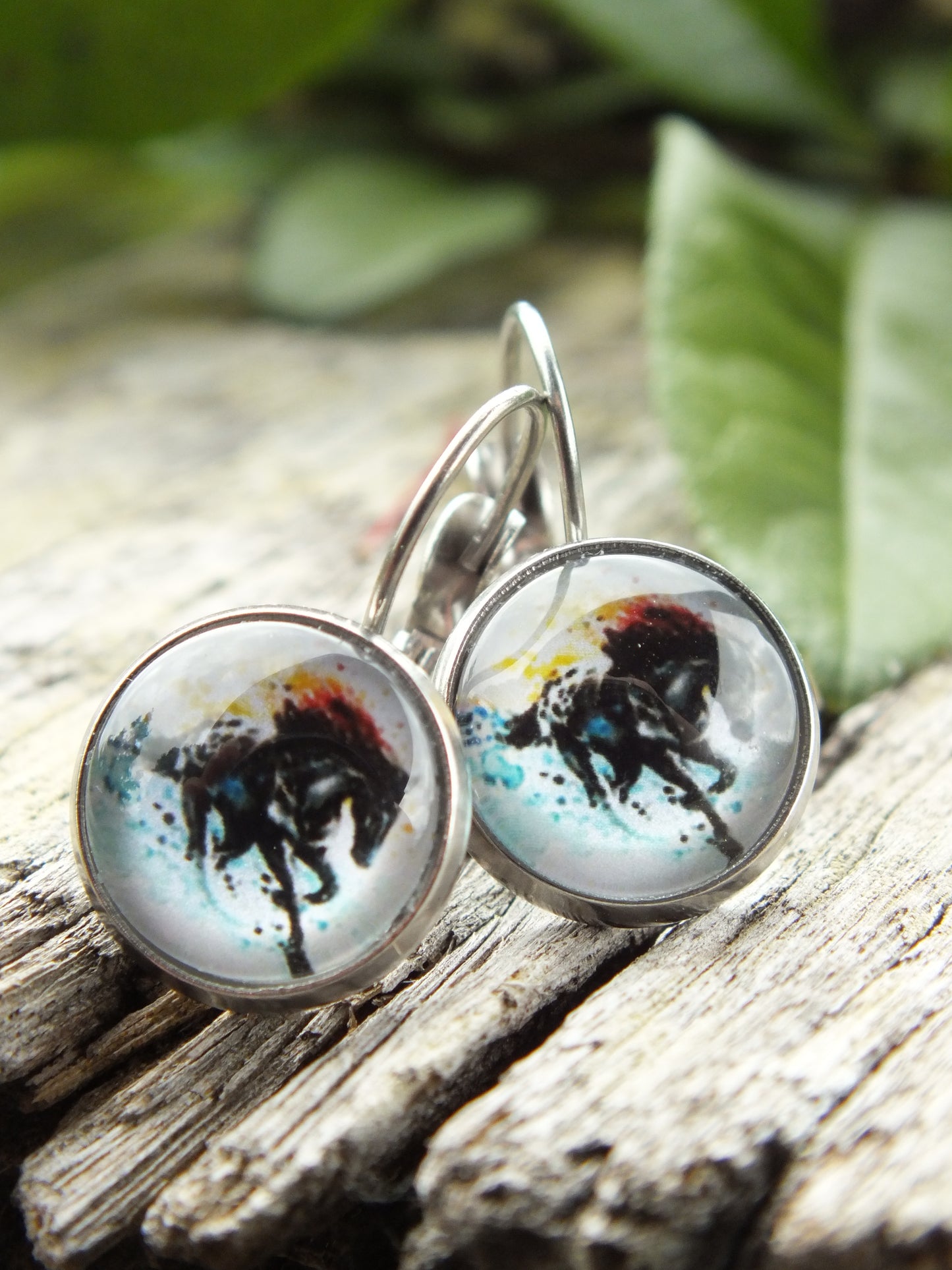 Horse Lovers Keyring & Earring Set