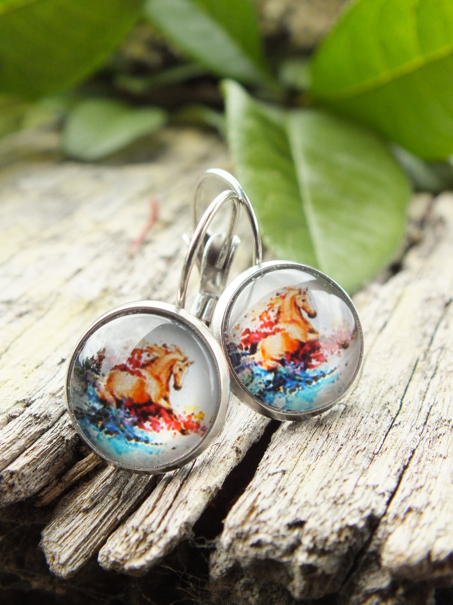 Horse Lovers Keyring & Earring Set