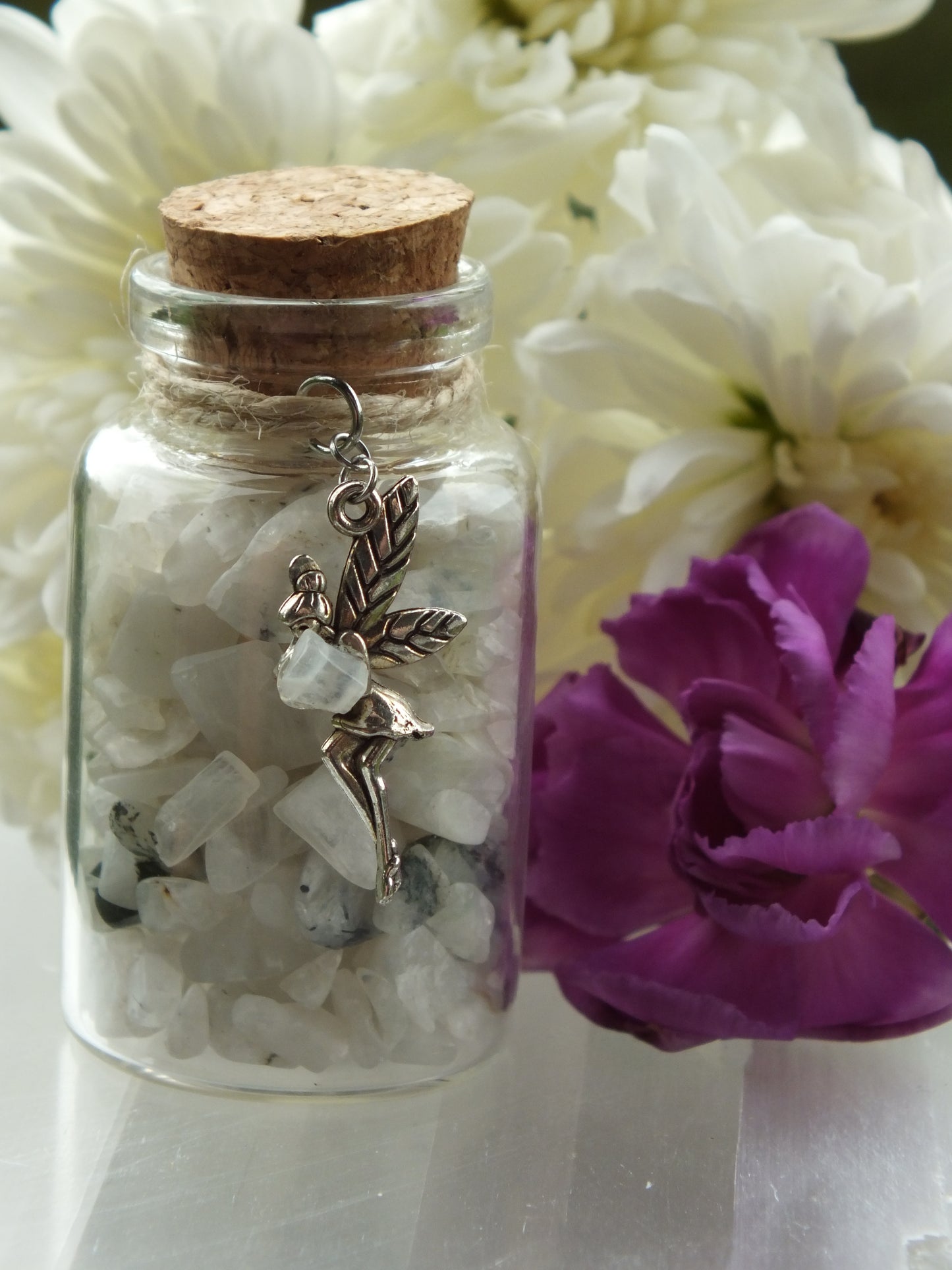 Fairy Wish Bottle - Moonstone (Intuition)