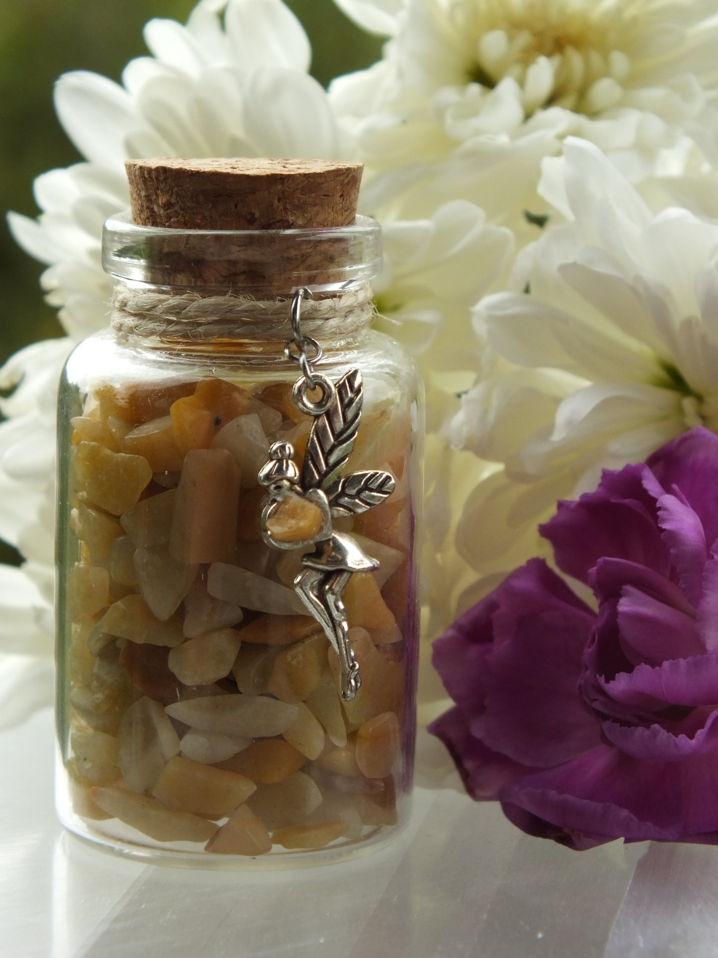 Fairy Wish Bottle - Yellow Aventurine (Balance)
