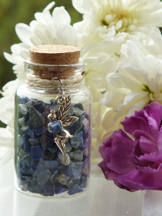 Fairy Wish Bottle - Lapis Lazuli (Wisdom)