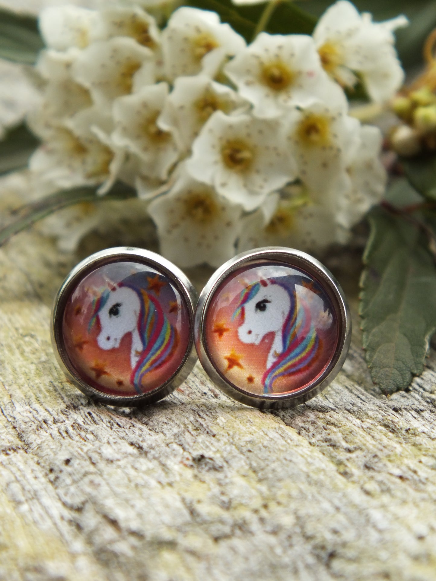 Unicorn Stud Earrings
