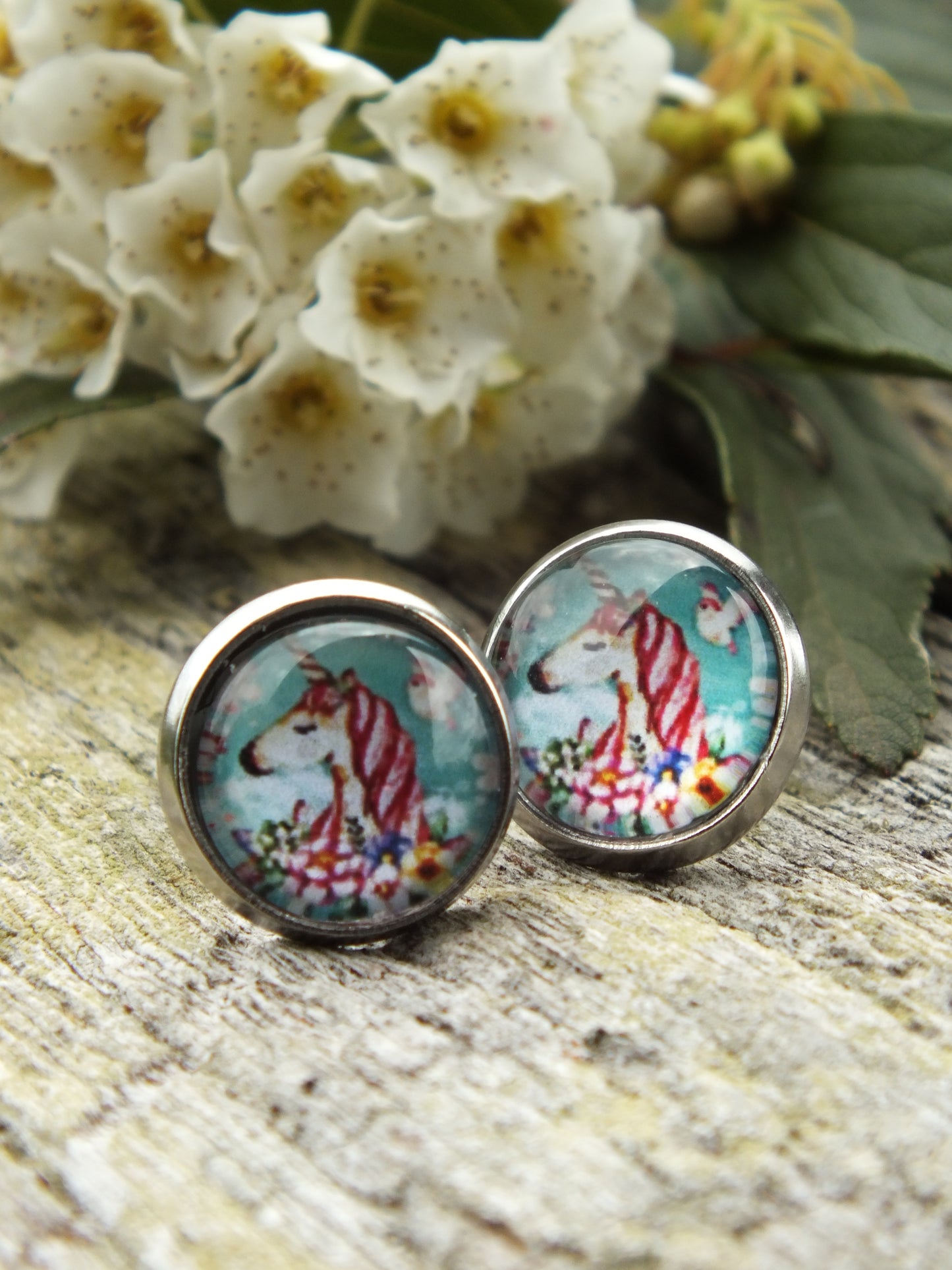 Unicorn Stud Earrings