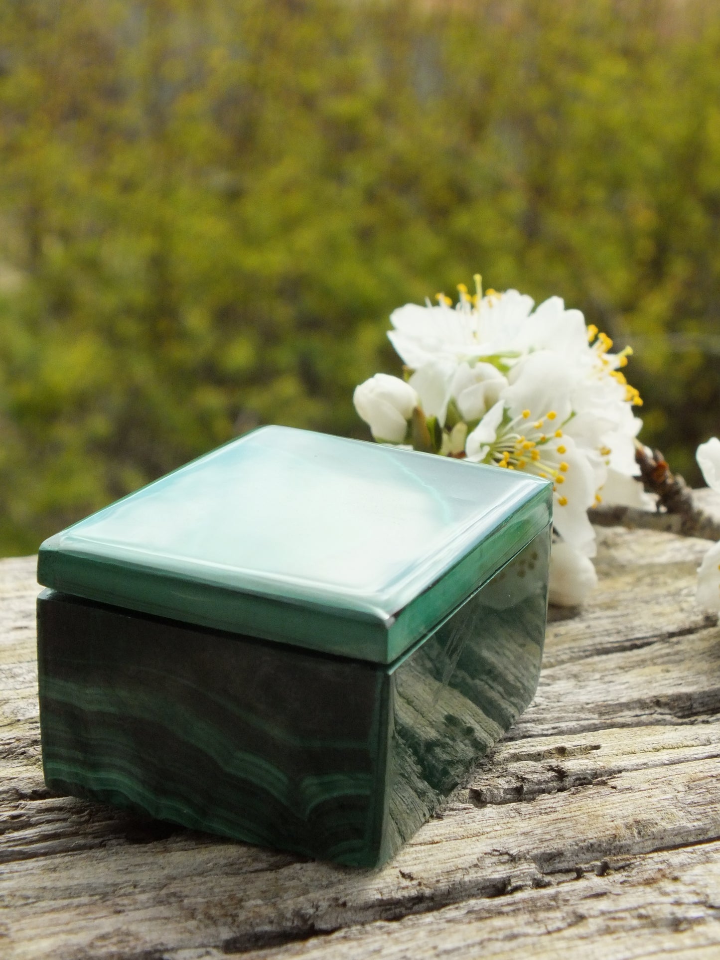 Malachite Ring Box
