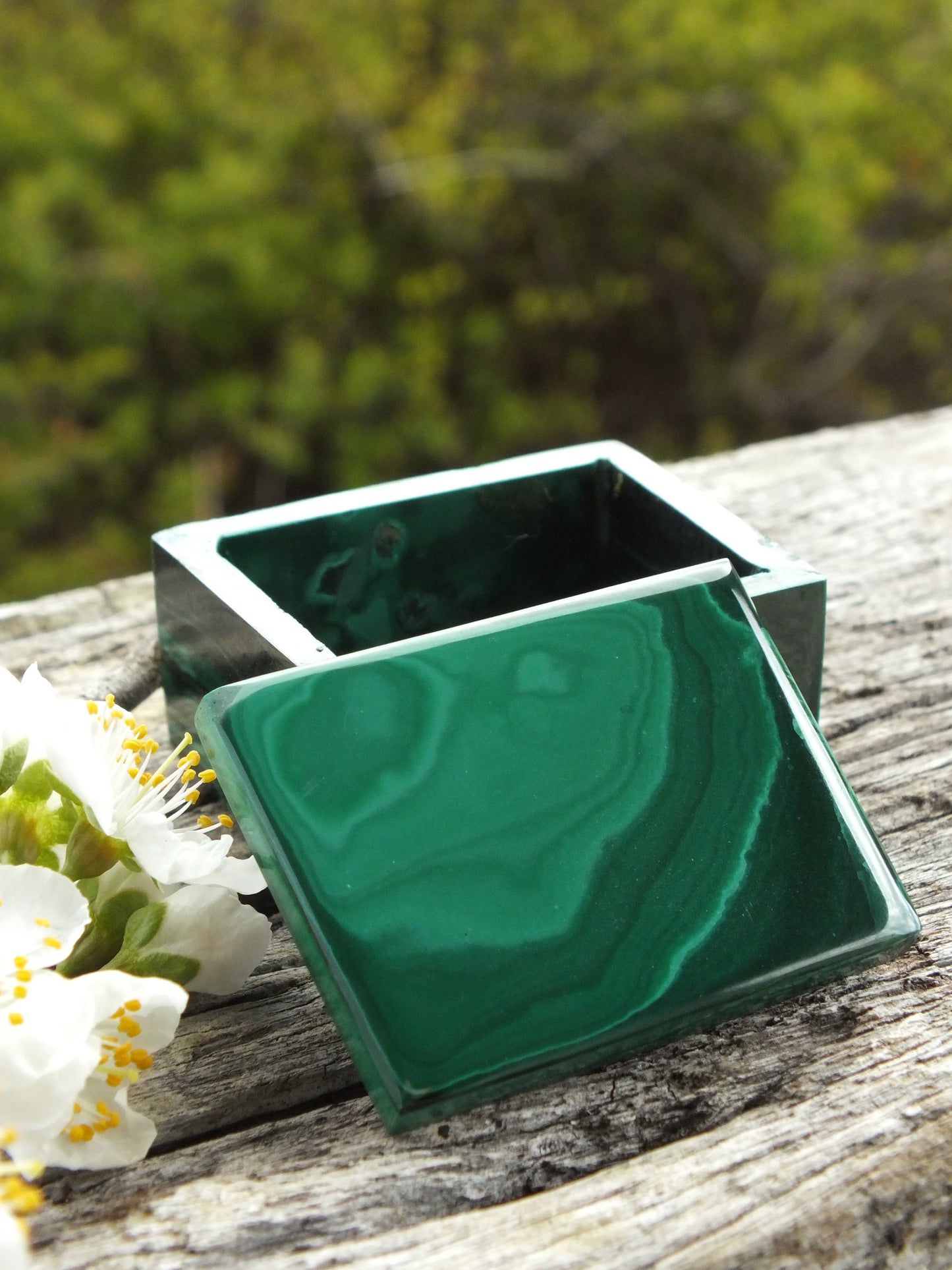 Malachite Ring Box
