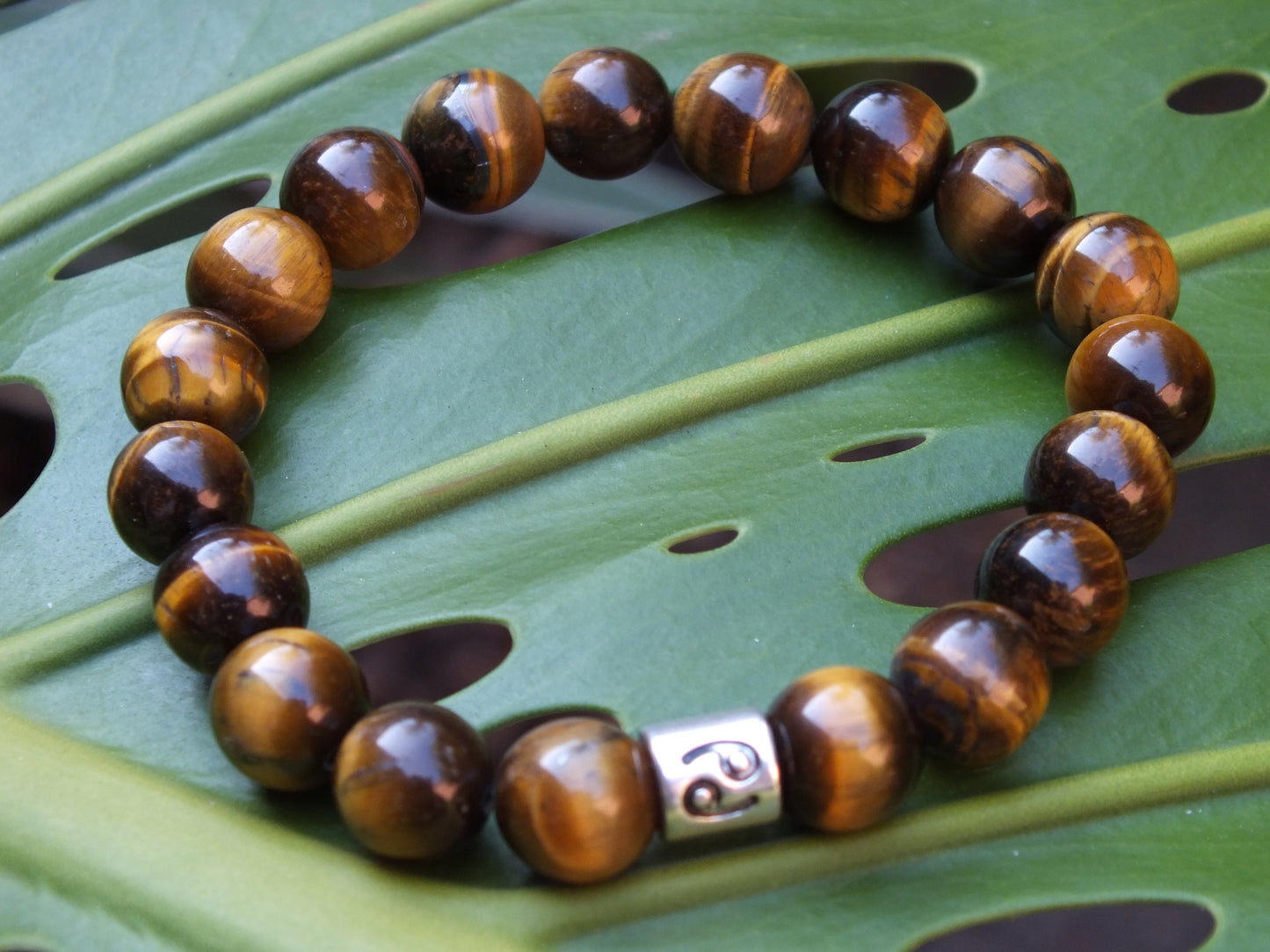 Tiger's Eye Cancer Bracelet
