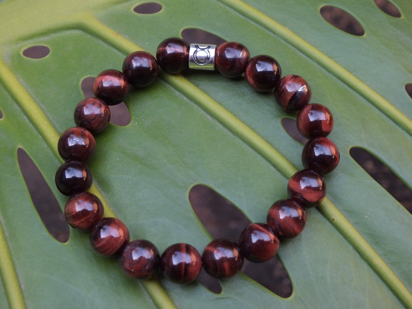 Red Tiger's Eye Taurus Bracelet