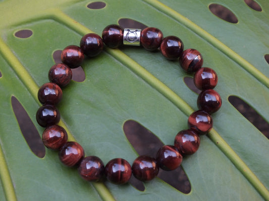 Red Tiger's Eye Taurus Bracelet