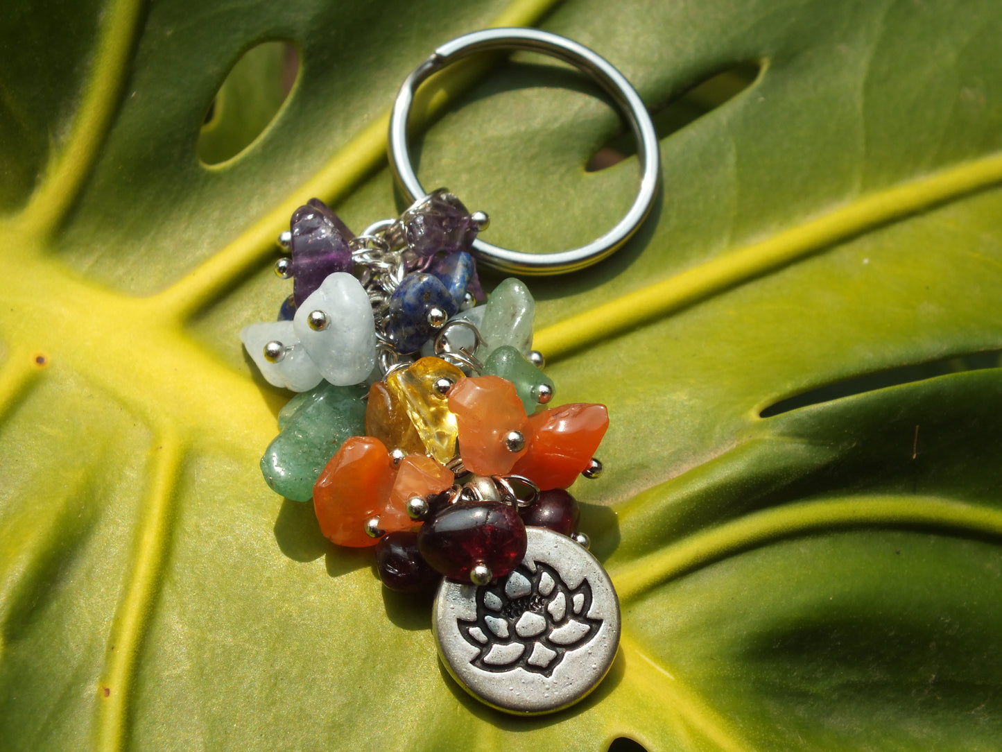 Lotus Chakra Keyring