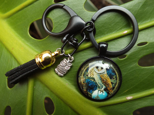 Owl Tassel Keyring