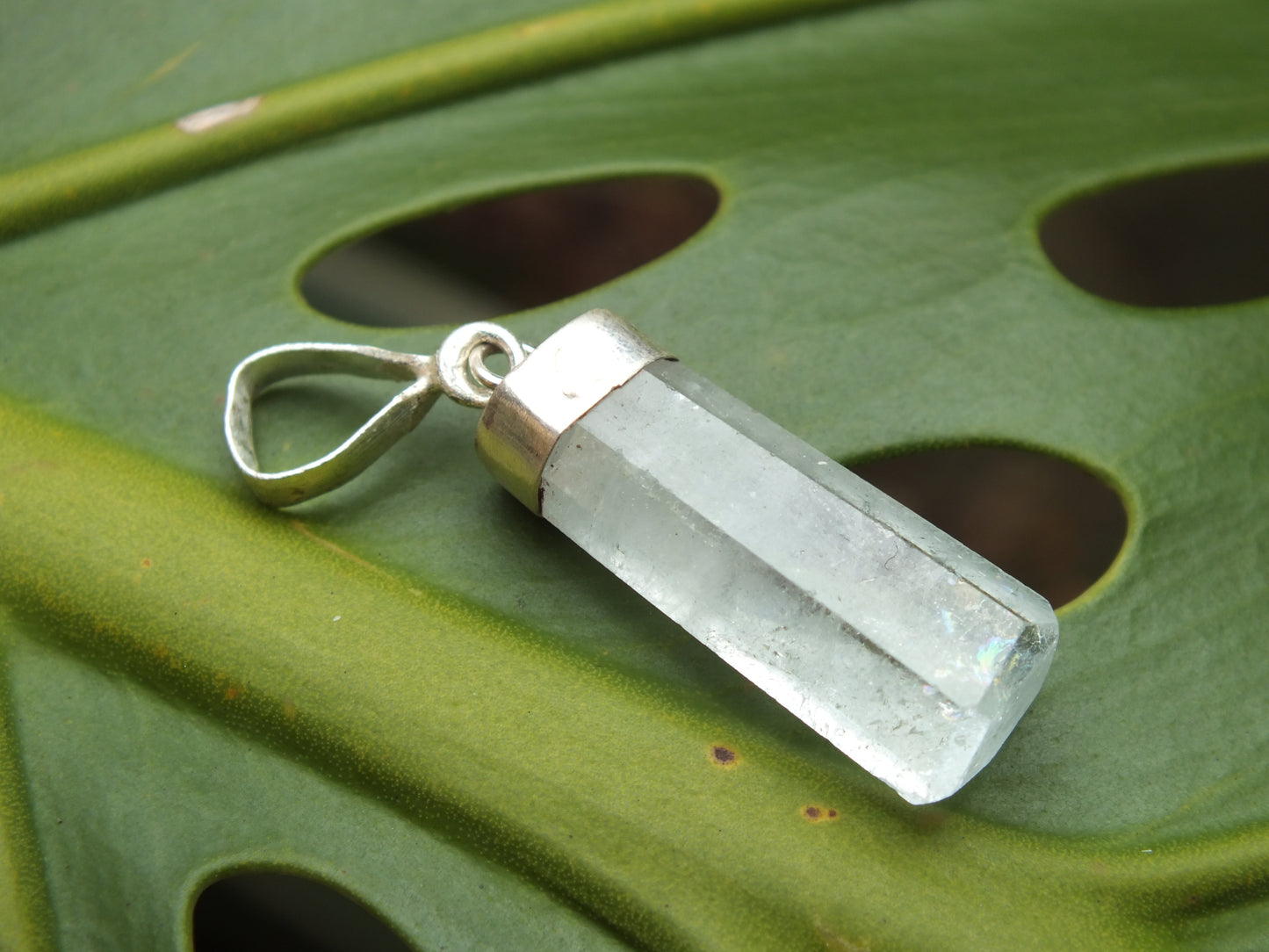Sterling Silver Aquamarine Pendant