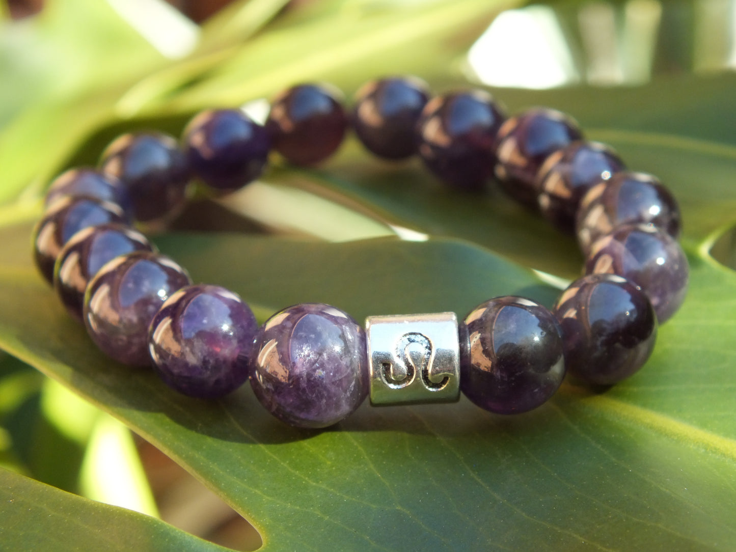 Amethyst Leo Bracelet