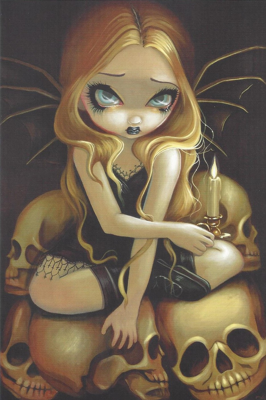 A Candle In The Dark Greeting Card