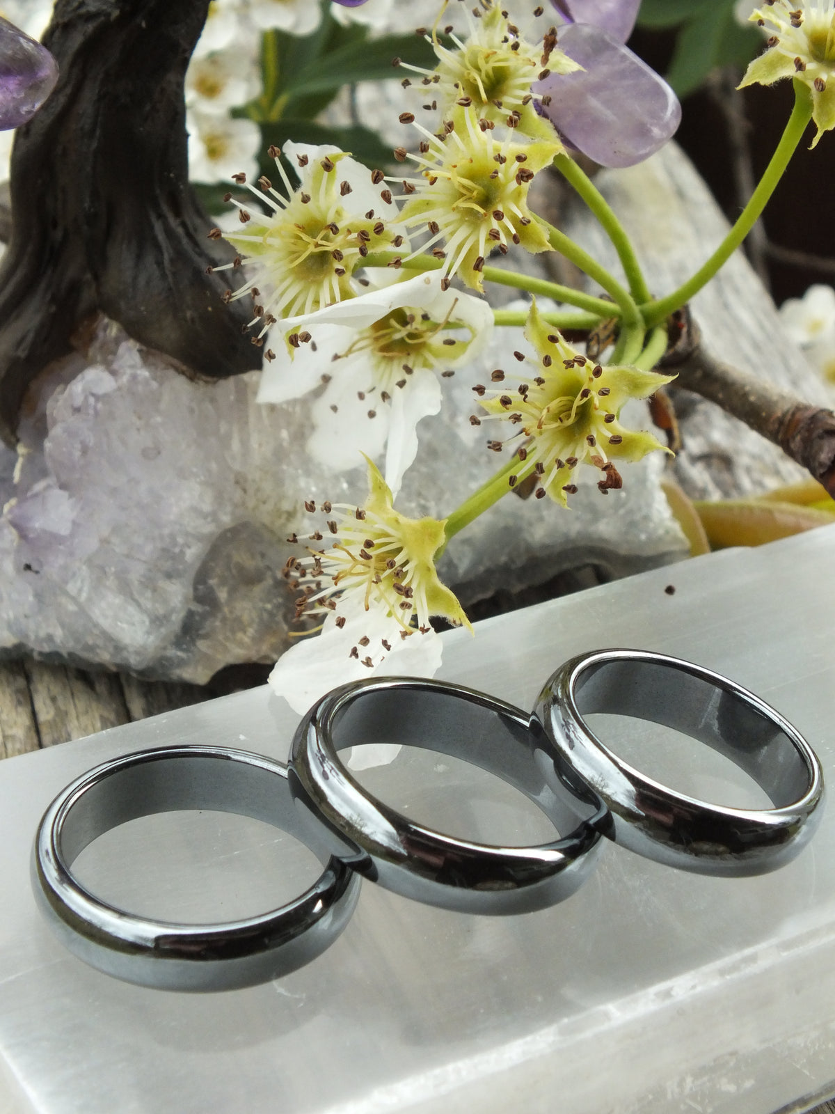 Hermite Rings Hematite Ring – Onyx Castle