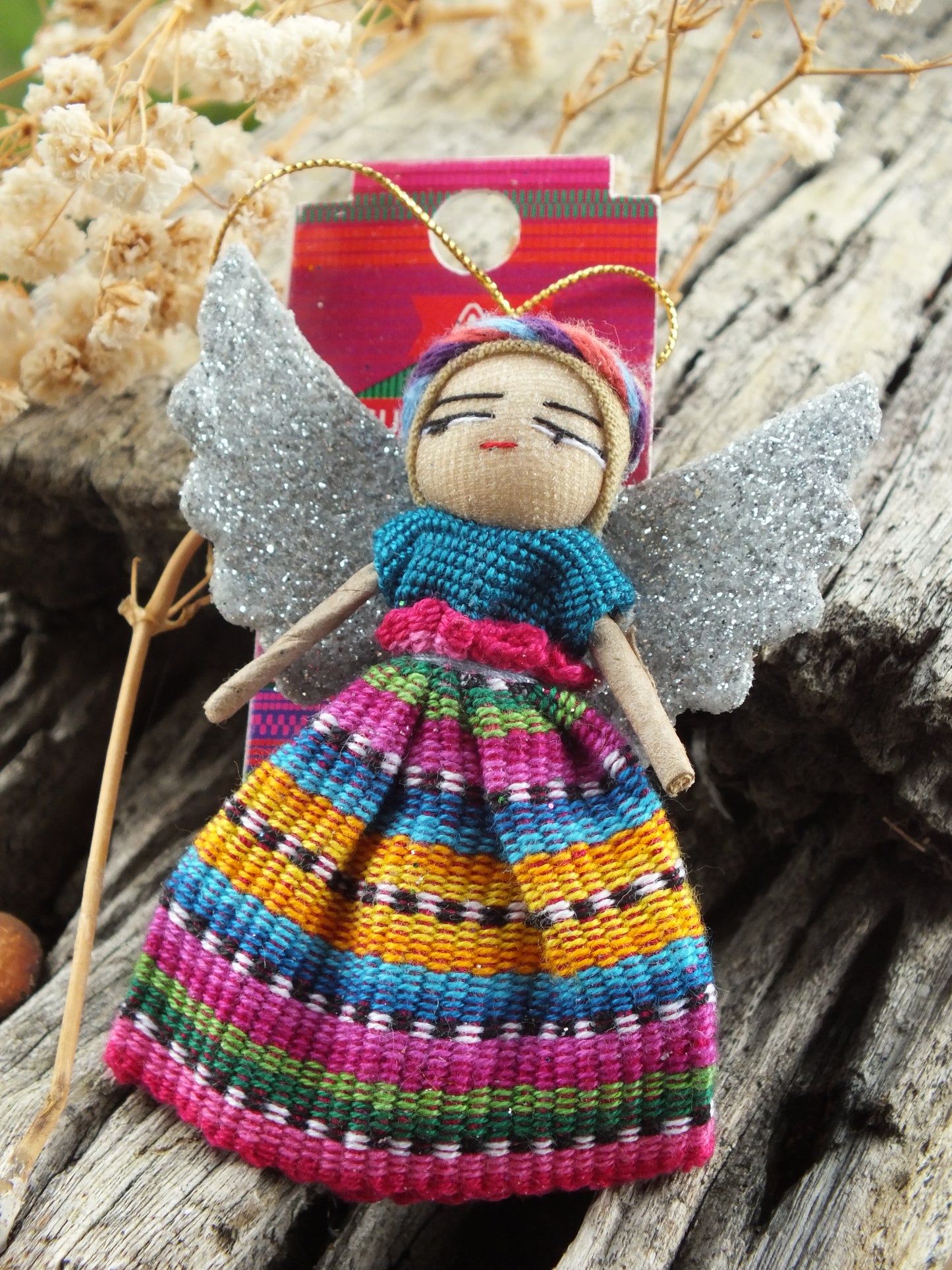Worry Doll - Christmas Angel (Silver)