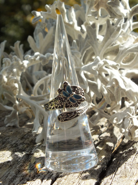 Dragonfly Spoon Ring