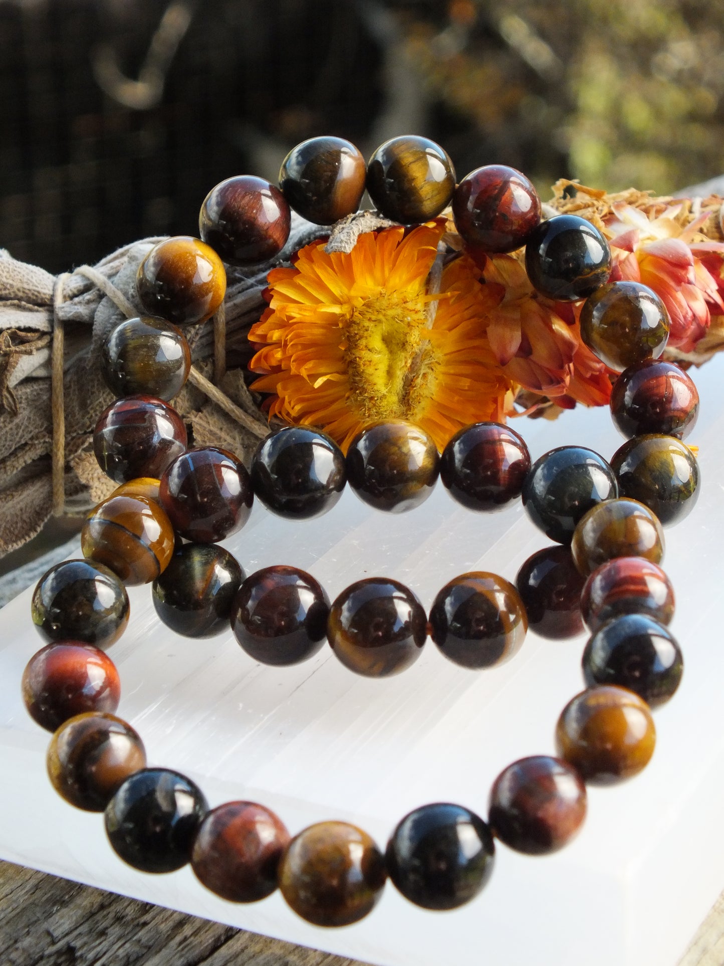 Mixed Tiger's Eye Bracelet (B Grade)