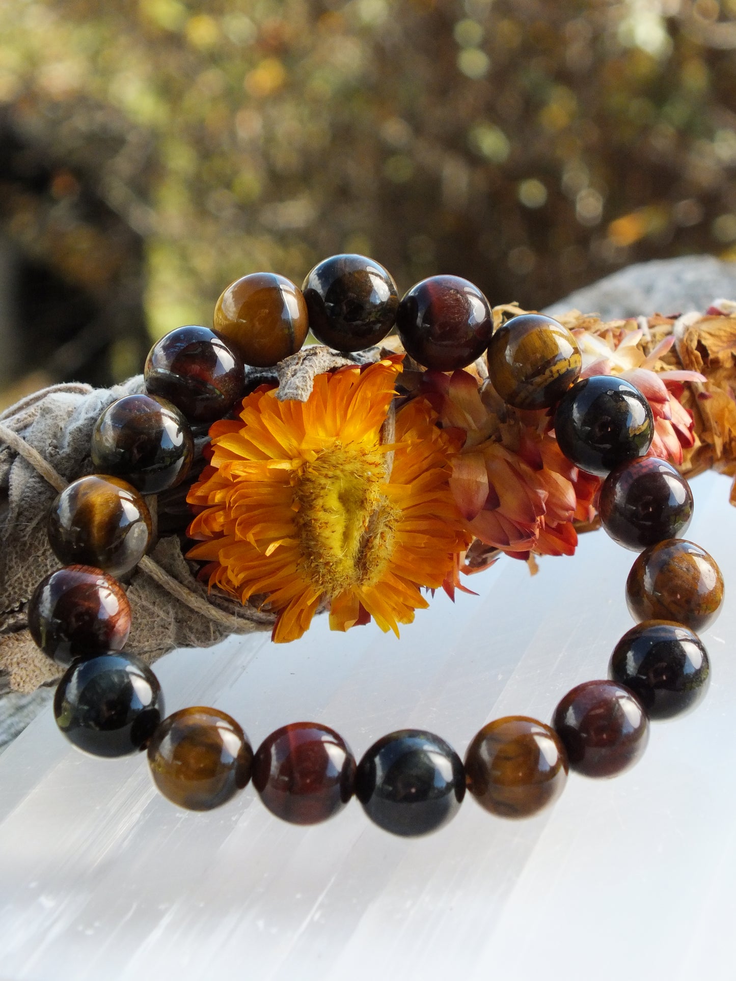 Mixed Tiger's Eye Bracelet (B Grade)