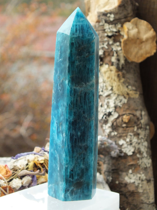 Blue Apatite Point